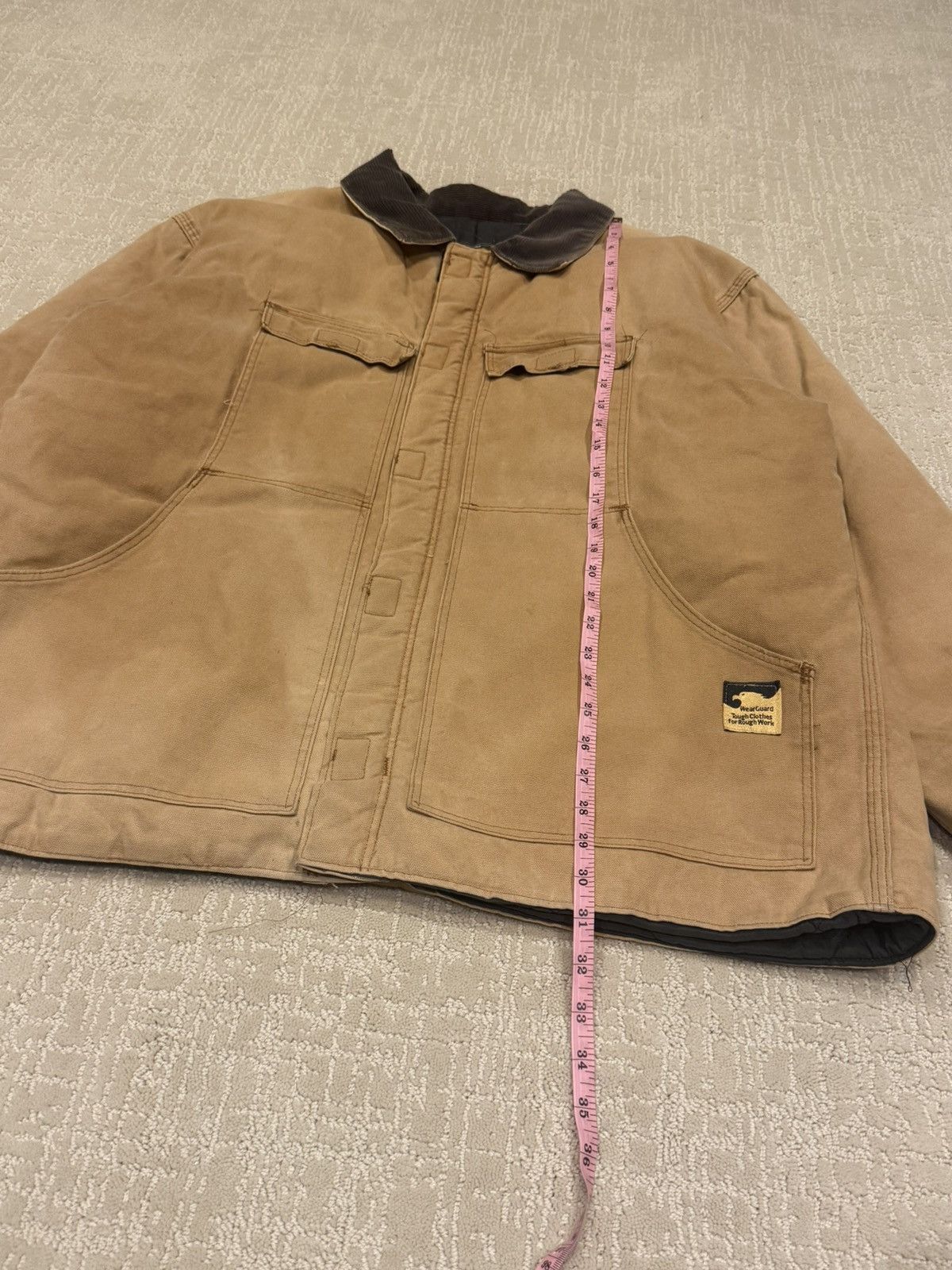 Carhartt Vintage Sunfaded Workwear Jacket Size US XL / EU 56 / 4 - 2 Thumbnail