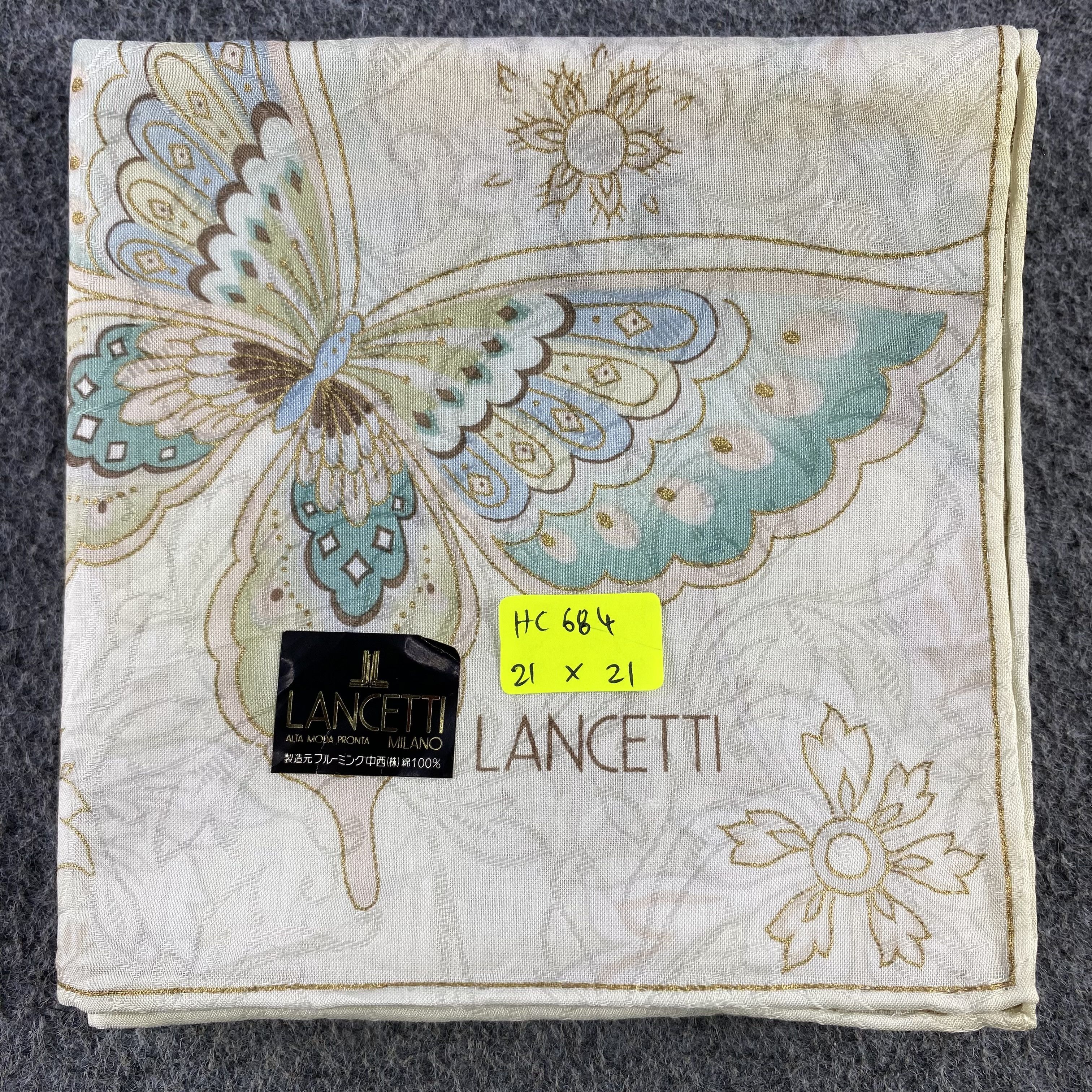 Lui di Lancetti Lancetti Handkerchief/Neckerchief/Bandana HC684 Size ONE SIZE - 5 Thumbnail