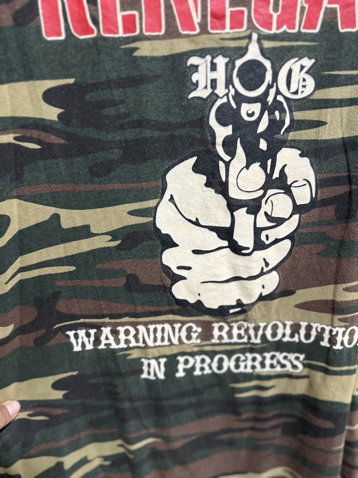 Sears Vintage Renegade Hog Camo Tee Size US XXL / EU 58 / 5 - 3 Thumbnail