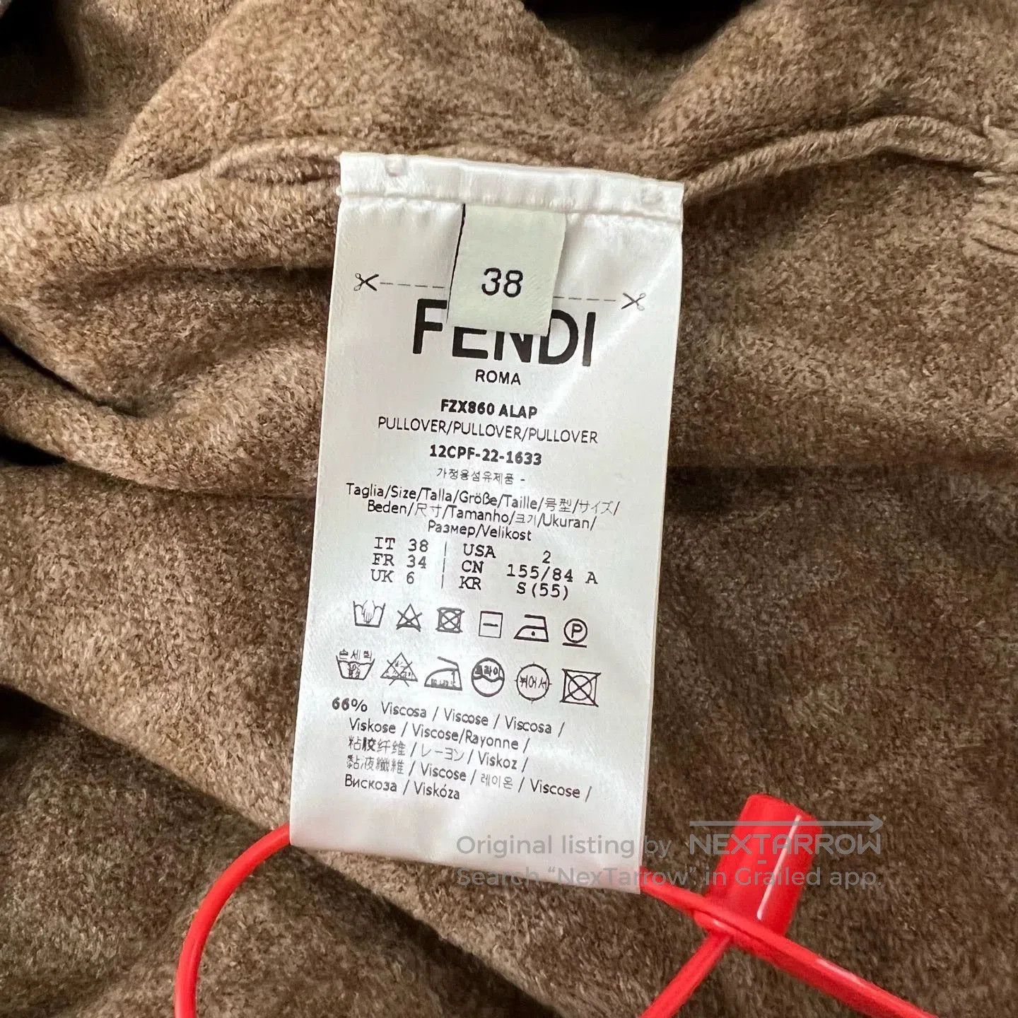 Fendi fendi classic logo patterned sweatshirt. Size US M / EU 48-50 / 2 - 6 Thumbnail