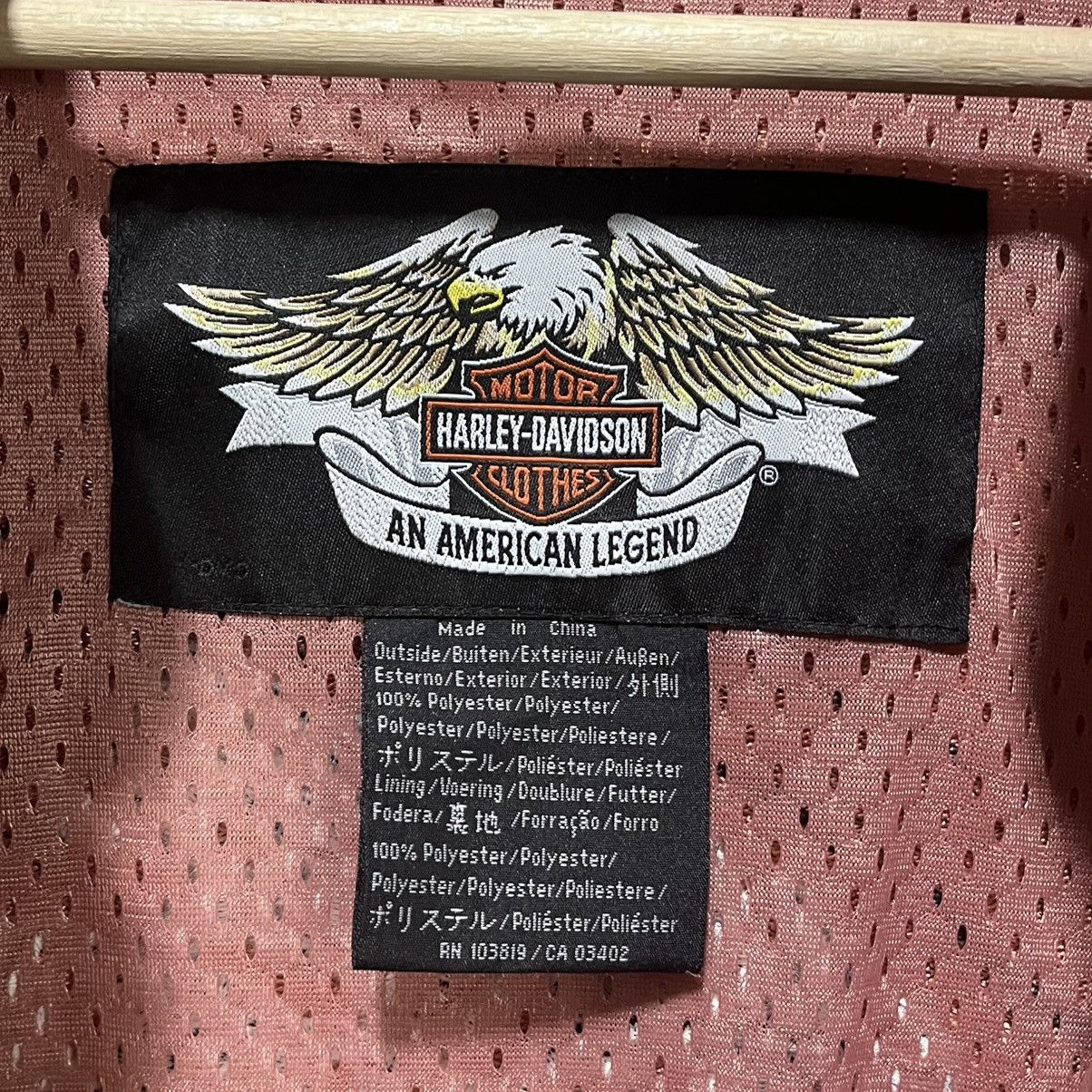 Harley Davidson VINTAGE HARLEY DAVIDSON REFLECTIVE MESH BIKER JACKET NWT Size L / US 10 / IT 46 - 9 Thumbnail