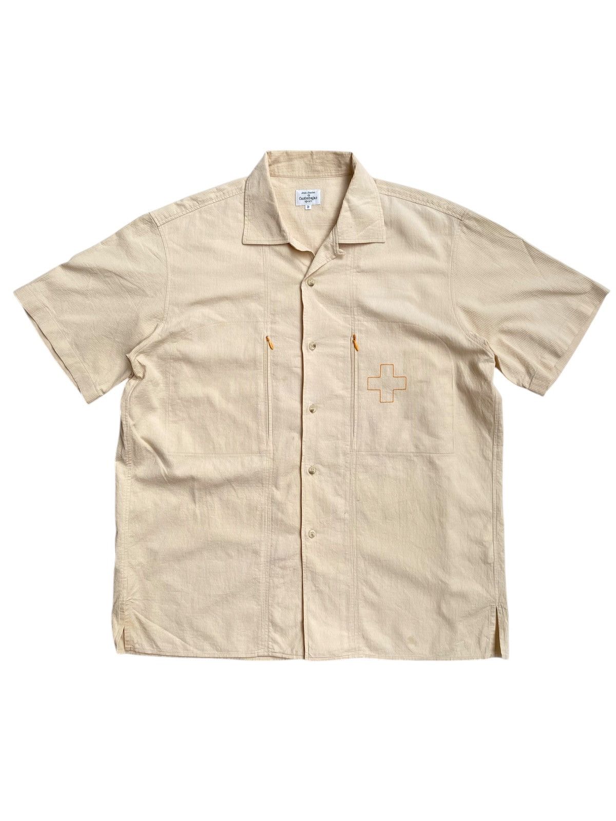 Jean Charles De Castelbajac Jean Charles de Castelbajac Sport Beige Utility Shirt Size US L / EU 52-54 / 3 - 1 Thumbnail
