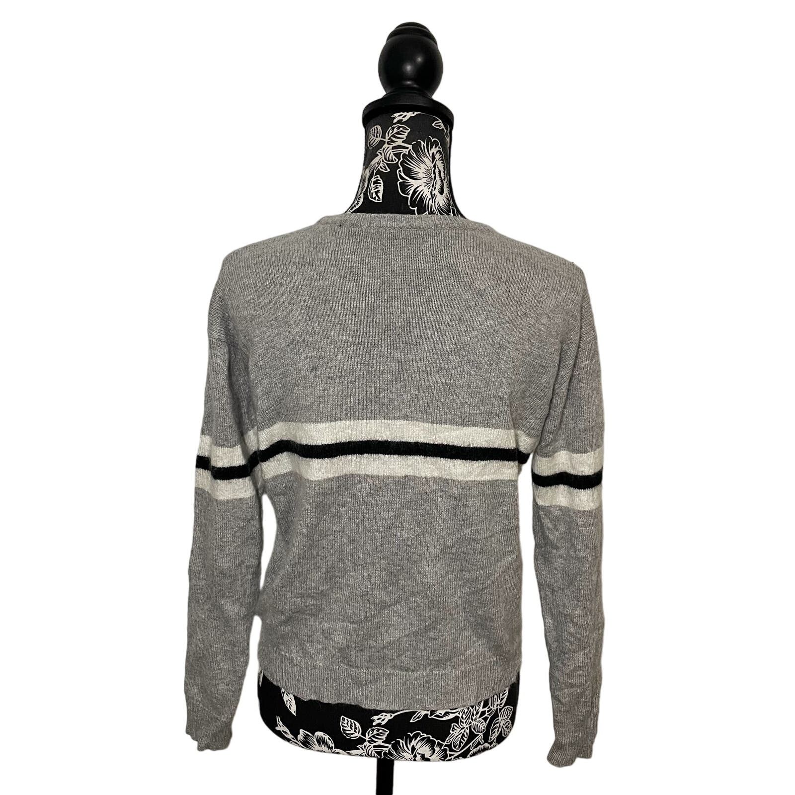 Brandy Melville Brandy Melville Wool Blend Sweater Horizontal Stripes OS Size ONE SIZE - 8 Thumbnail
