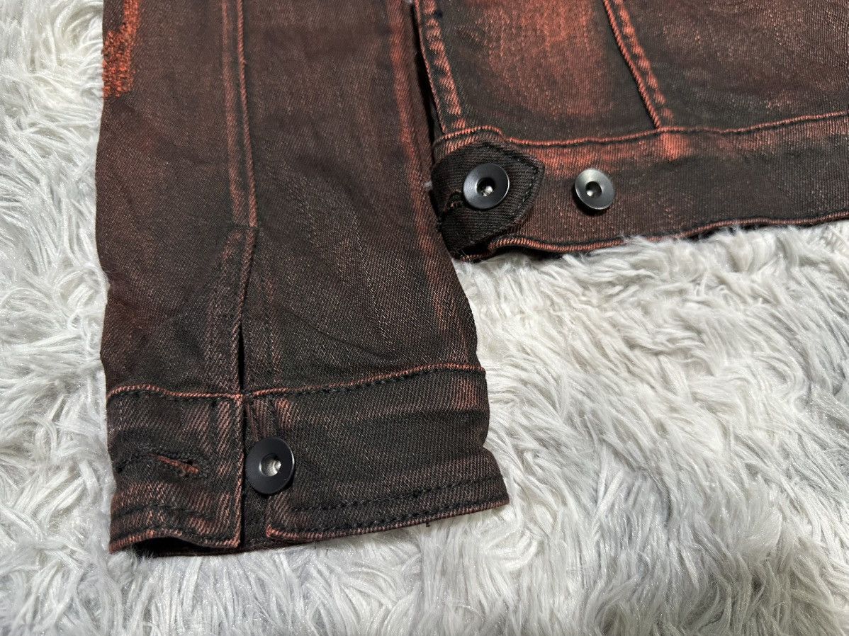 14th Addiction 🔥Y2K Archived Seana Blood Waxed Denim Jacket Vkei Goth Punk Size US M / EU 48-50 / 2 - 16 Thumbnail