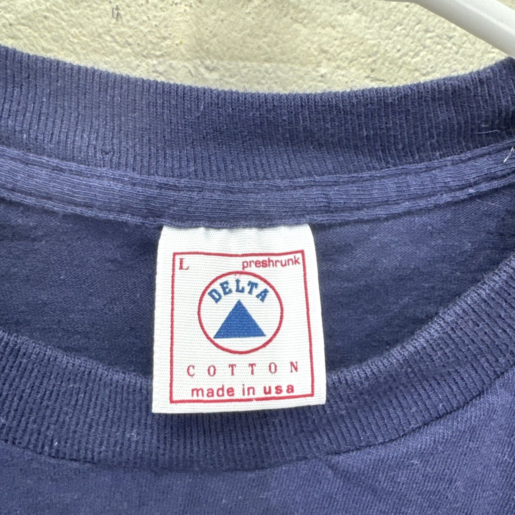 Delta VINTAGE 90s Delta Murina Sailing T Shirt Adult Extra Large Blue Embroidered Mens Size US L / EU 52-54 / 3 - 3 Thumbnail