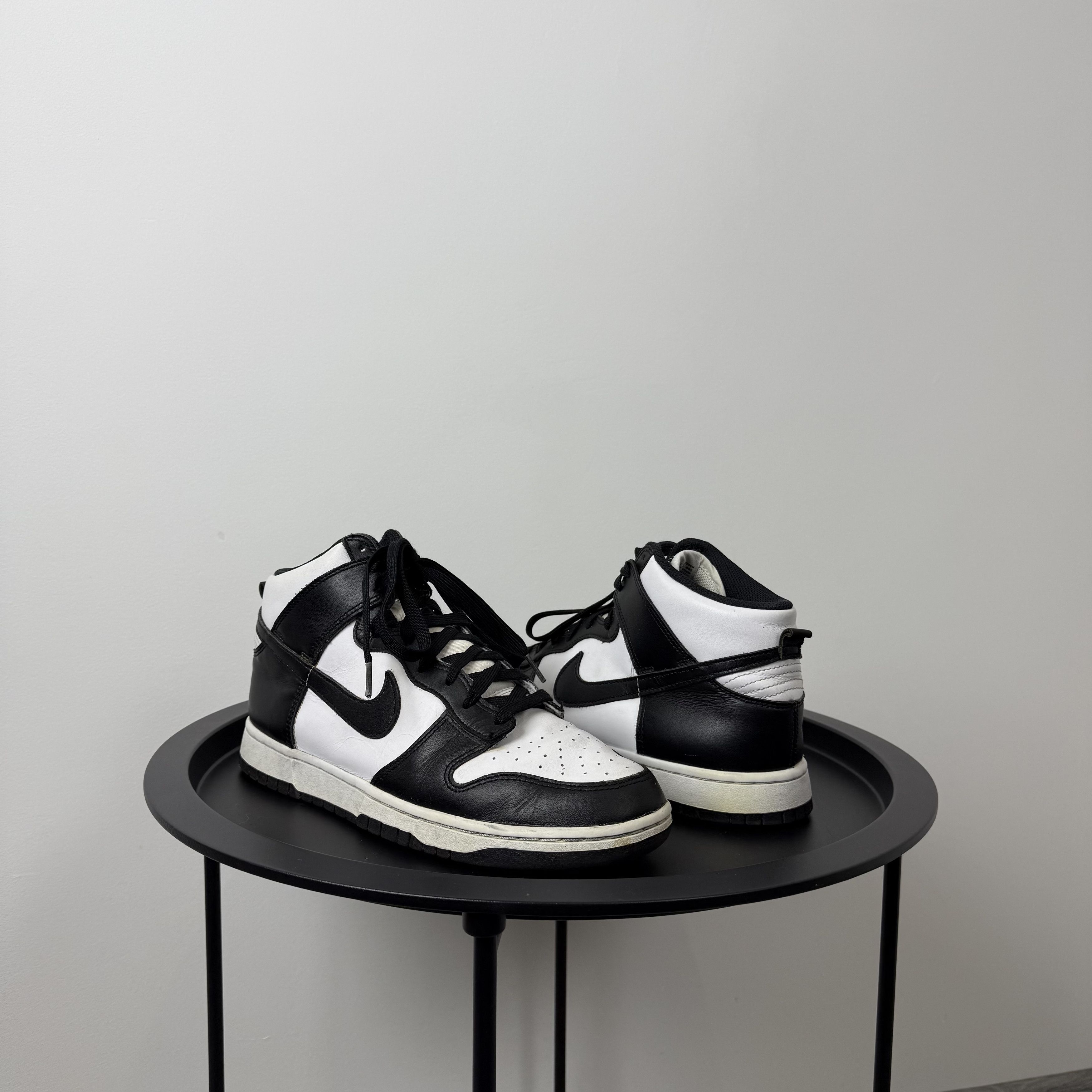 Nike Nike Dunk High Black/White Hi-Top Sneakers Size US 10 / EU 43 - 2 Thumbnail