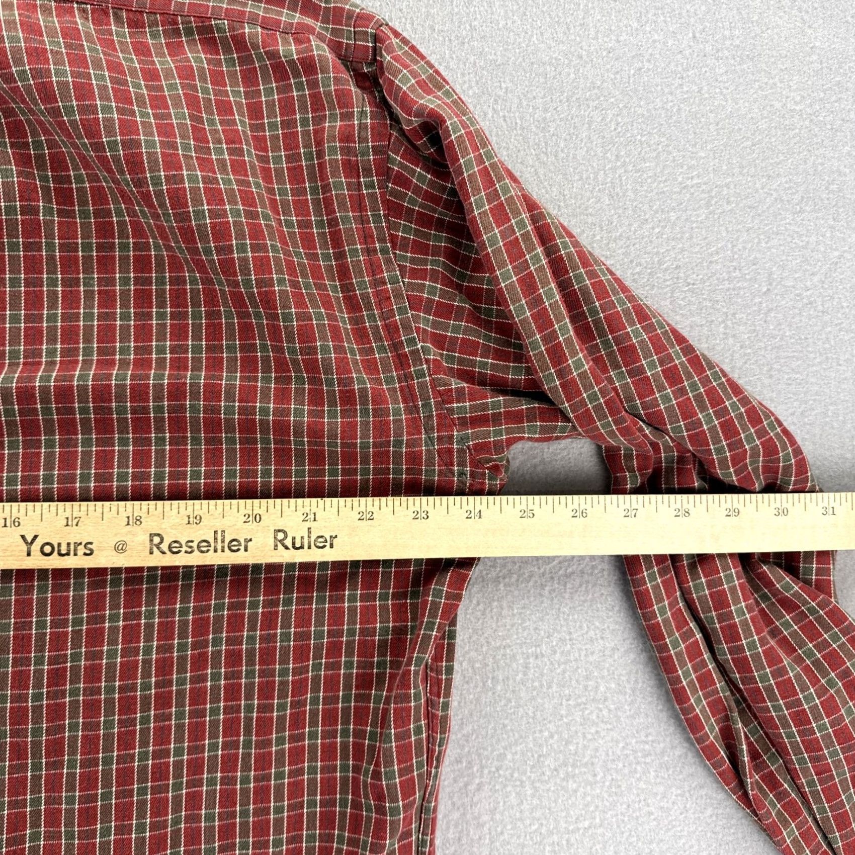 Ralph Lauren Ralph Lauren Shirt Mens Medium Red Plaid Blaire Button-Down Long Sleeve Cotton Size US M / EU 48-50 / 2 - 6 Thumbnail