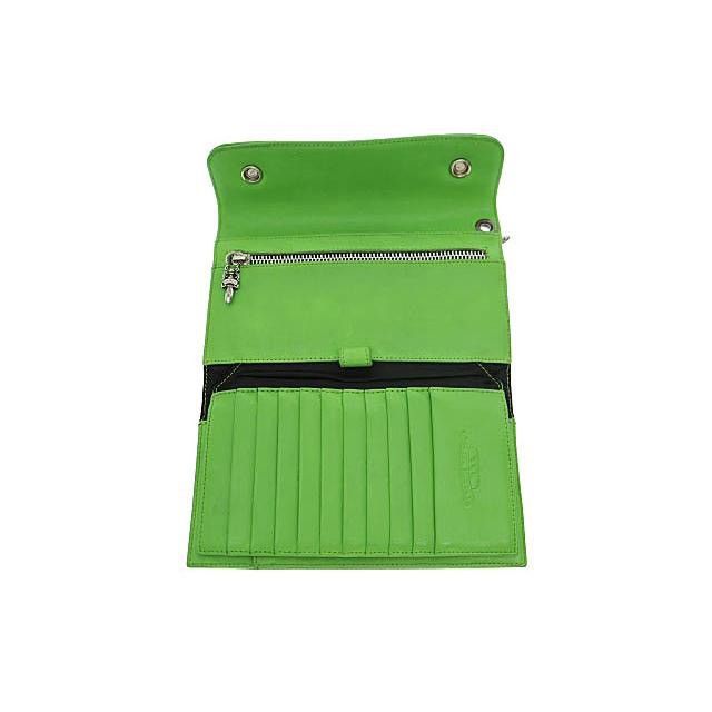 Chrome Hearts Chrome Hearts WAVE CROSS BALL green Leather Wallet Size ONE SIZE - 3 Thumbnail