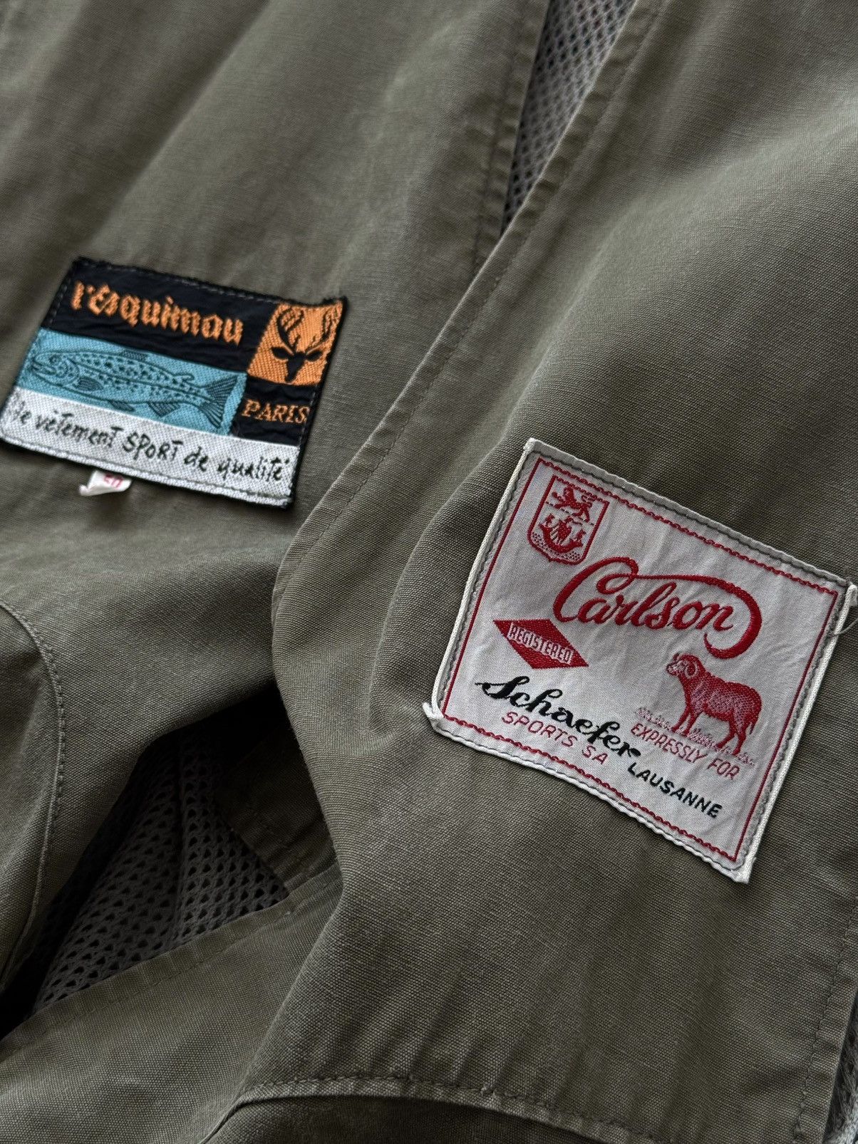 Vetra 1960s Vintage French ‘Ailee’ Zip Hunting Fishing Vest Size US M / EU 48-50 / 2 - 7 Thumbnail