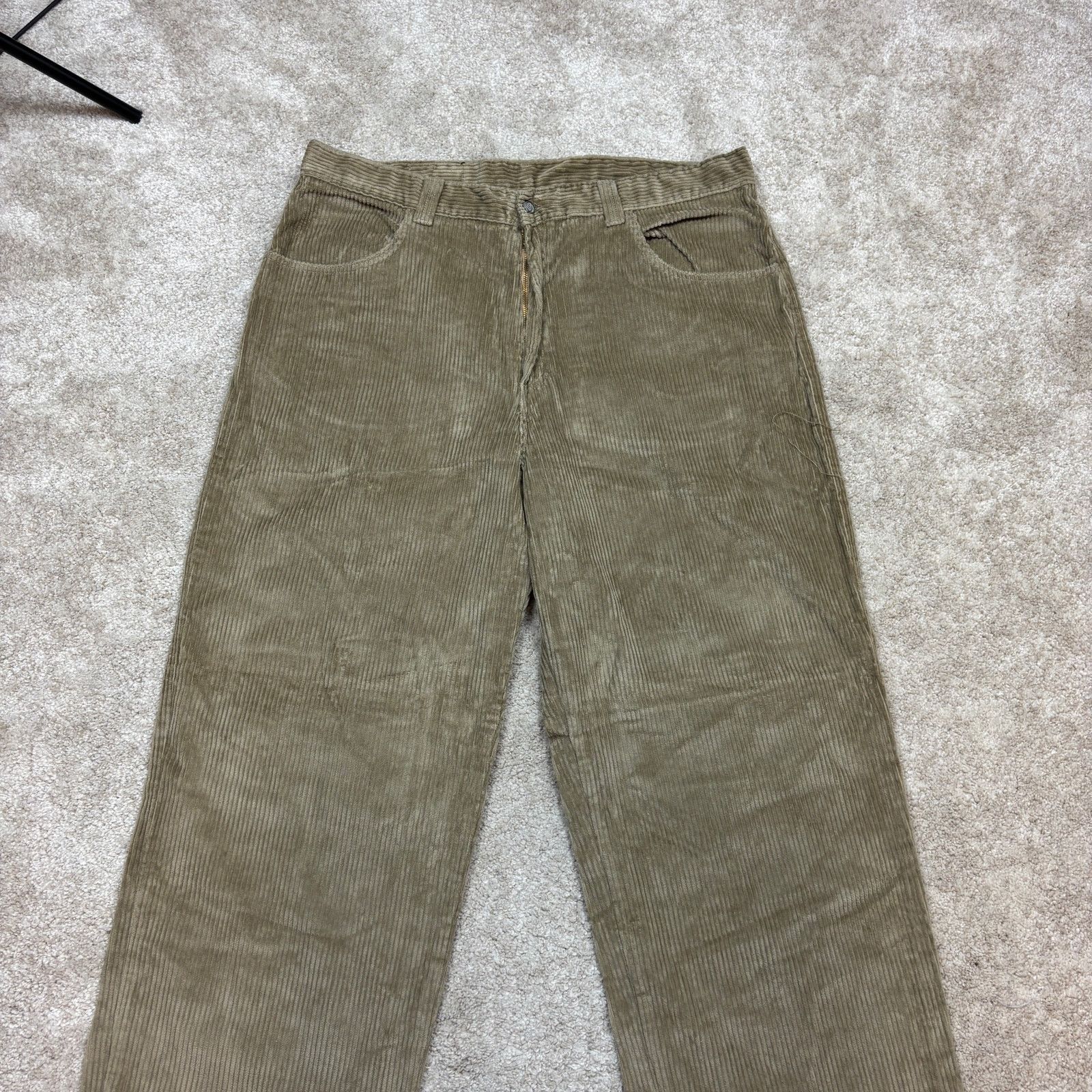 Vintage NWT Deadstock Vintage Hi Cutline Corduroy Baggy Pants 40x32 Size US 40 / EU 56 - 4 Thumbnail