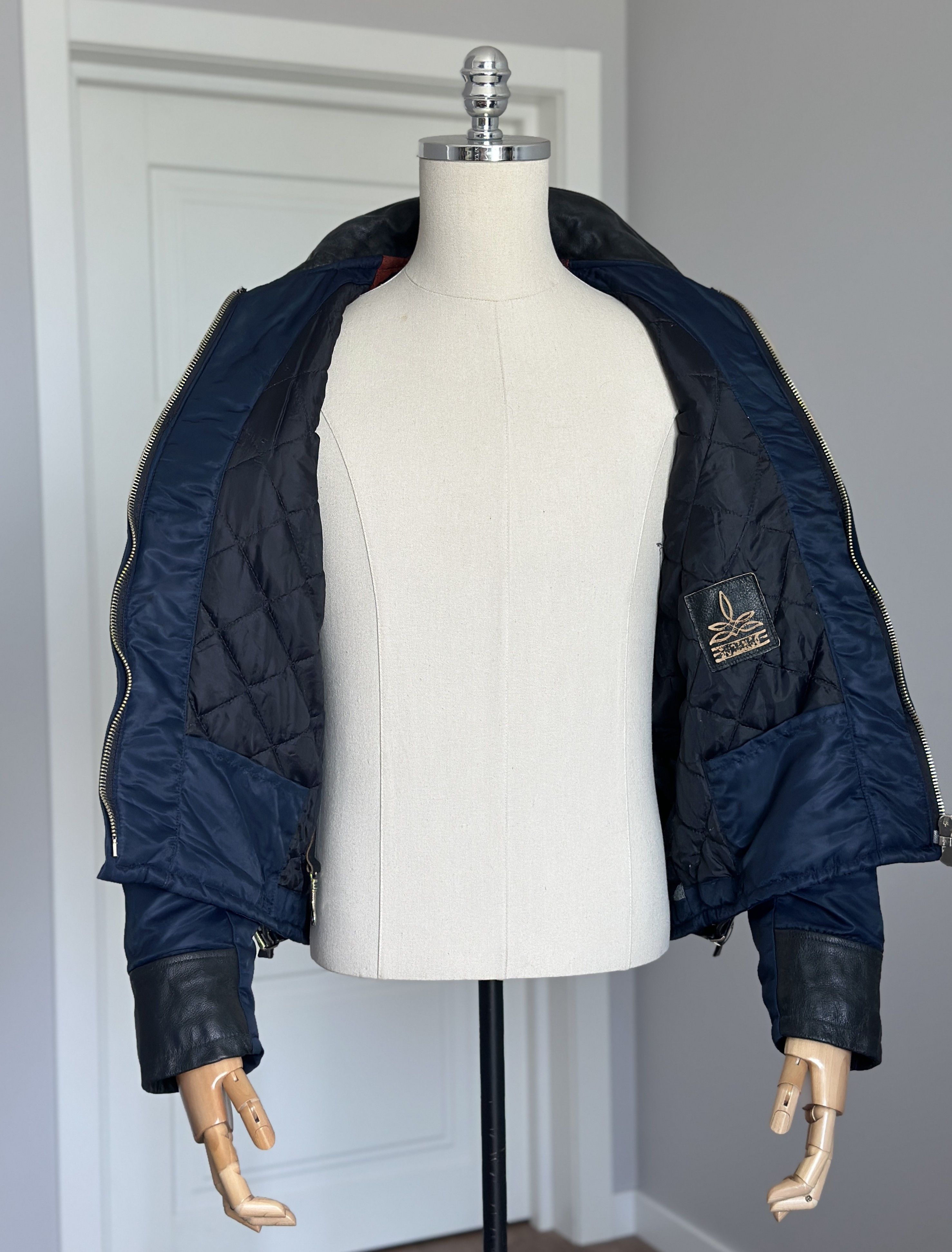 Durango DURANGO Men's Leather Nylon Jacket Size M Casual Clothing Size US M / EU 48-50 / 2 - 10 Thumbnail