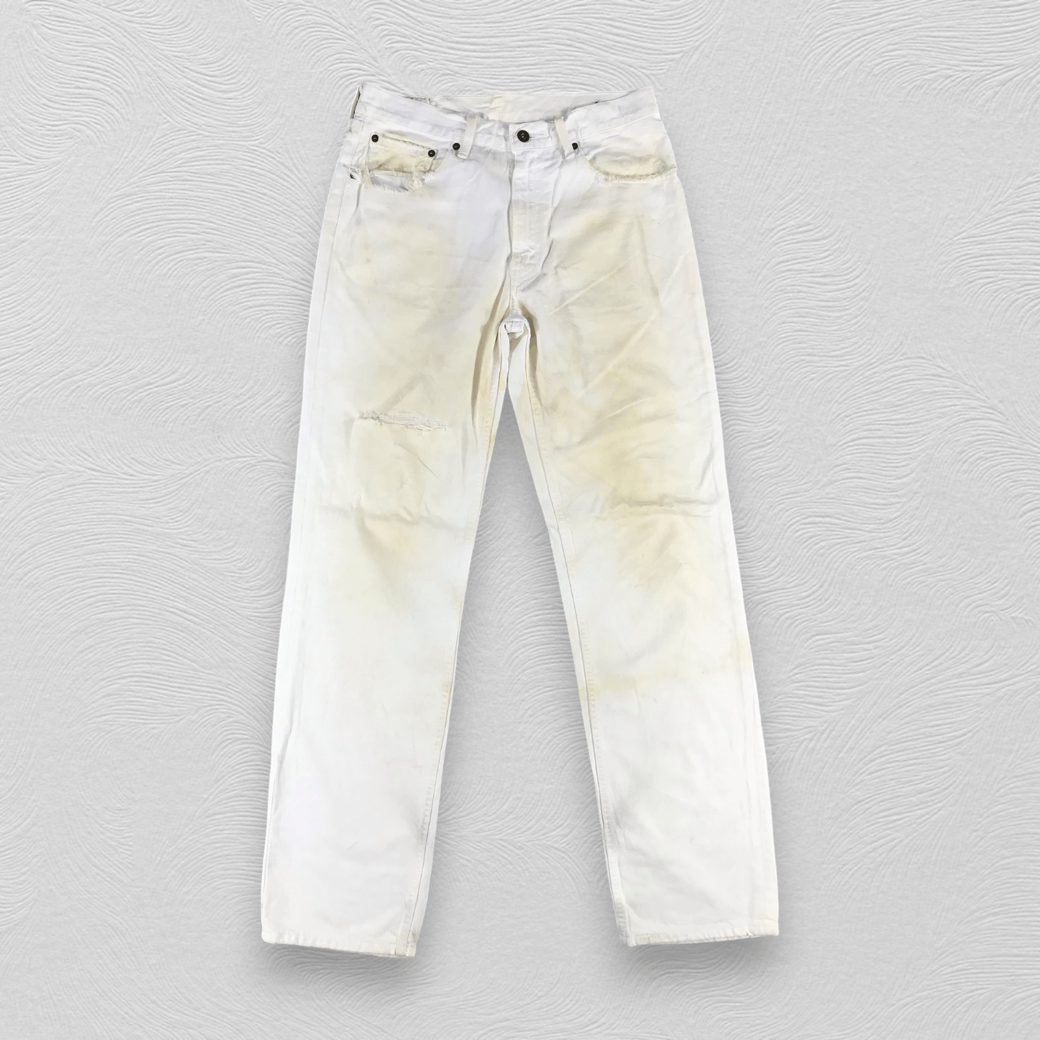 Levi's Vintage Levi's 502 Jeans Distress Dirty Wash Denim KJ890 Size US 32 / EU 48 - 1 Thumbnail