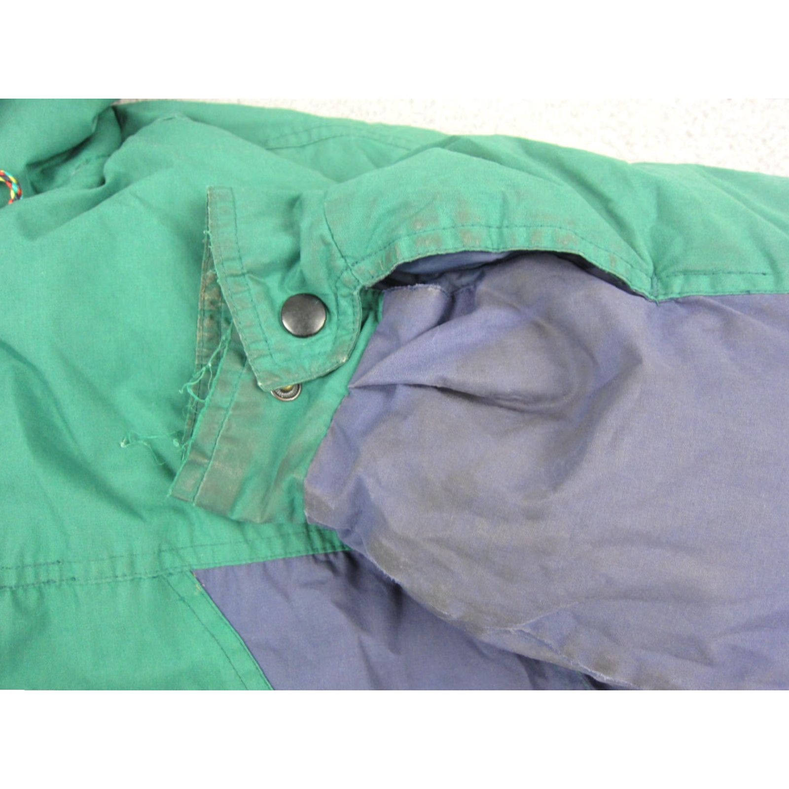 Gant VINTAGE GANT Jacket Mens XL Down Puffer Hooded Full Zip Blue Green Size US XL / EU 56 / 4 - 3 Thumbnail