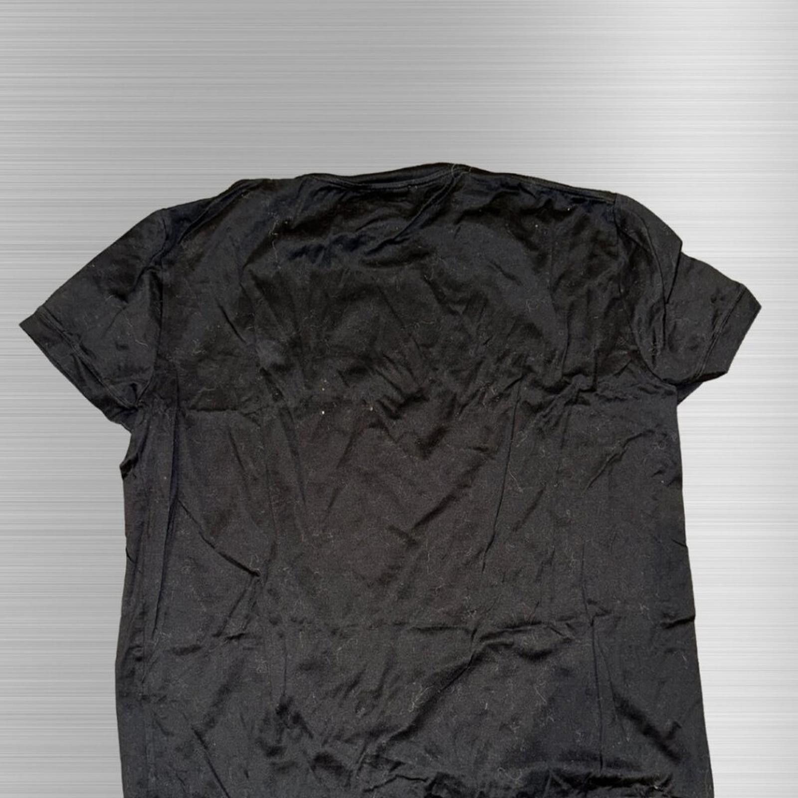 Alexander McQueen Alexander McQueen Black Logo Chest Embroidery T-Shirt Medium Size US M / EU 48-50 / 2 - 6 Thumbnail