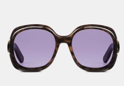 Dior o1w1db11024 Size: OS / Tortoiseshell Rounded Sunglasses Size ONE SIZE - 1 Thumbnail