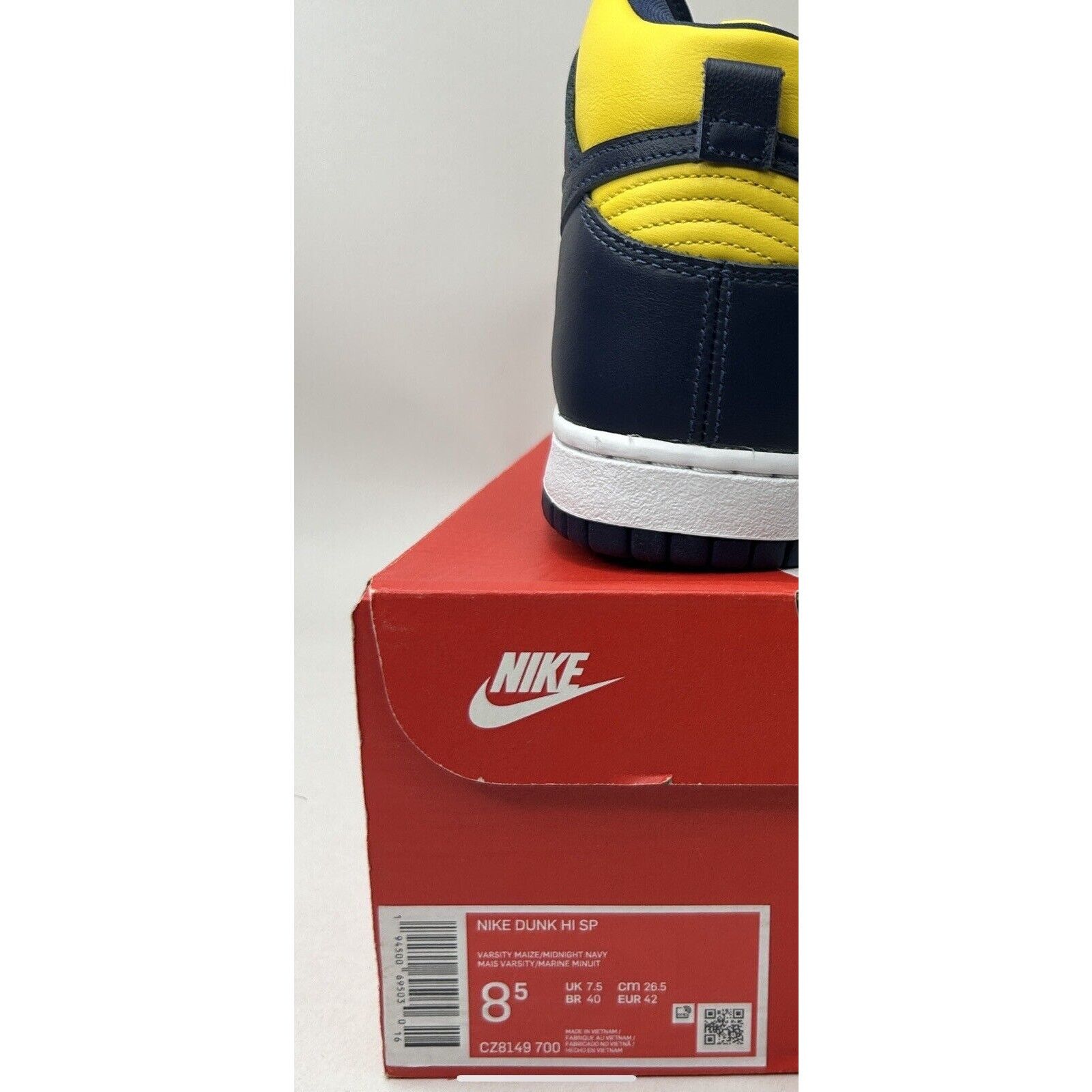 Nike Nike Shoes Dunk High SP “Michigan” 2023 Size US 8.5 / EU 41-42 - 5 Thumbnail