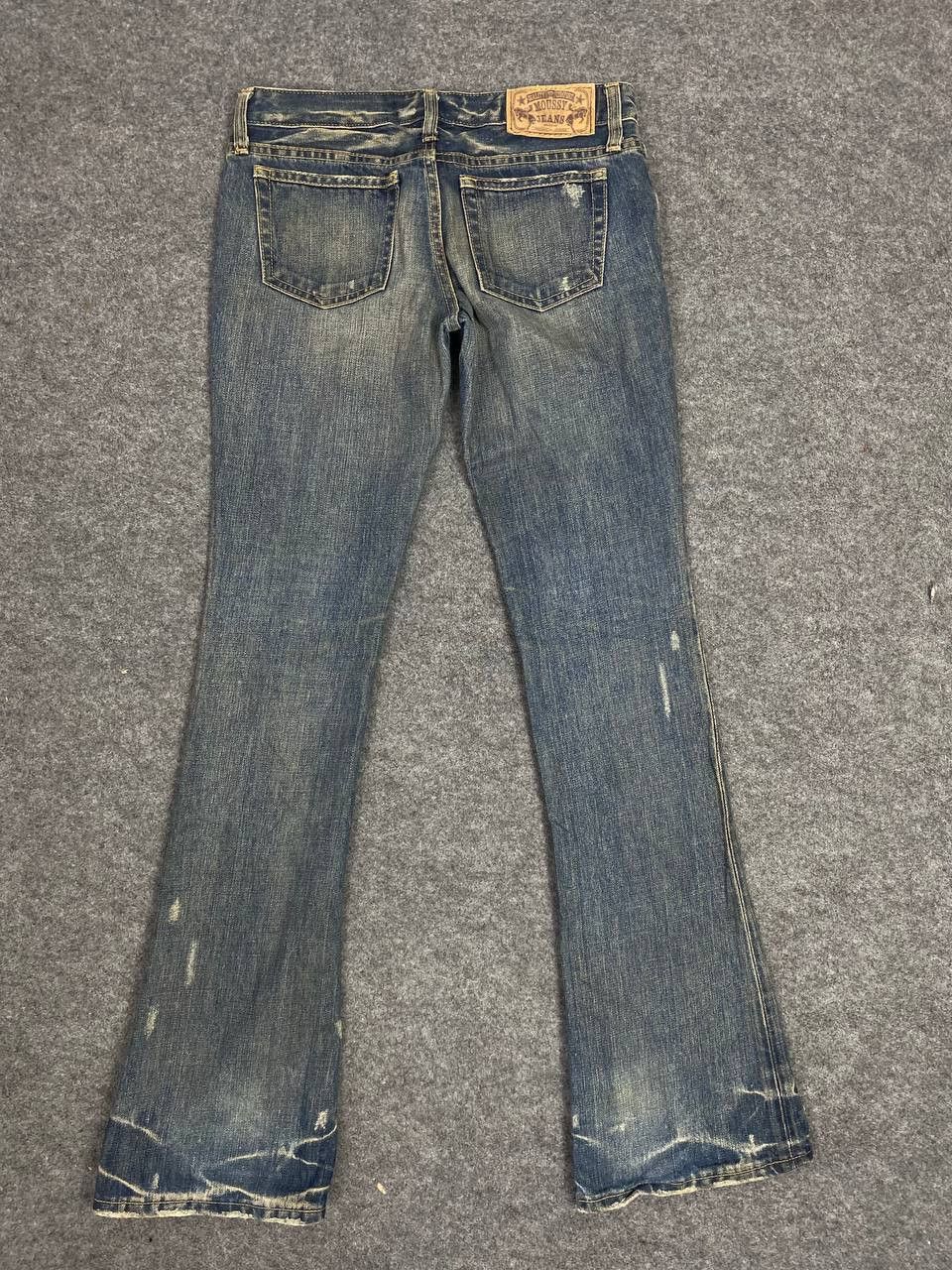 MOUSSY moussy jeans bootcut flare distressed denim nice design Size 30" / US 8 / IT 44 - 1 Thumbnail