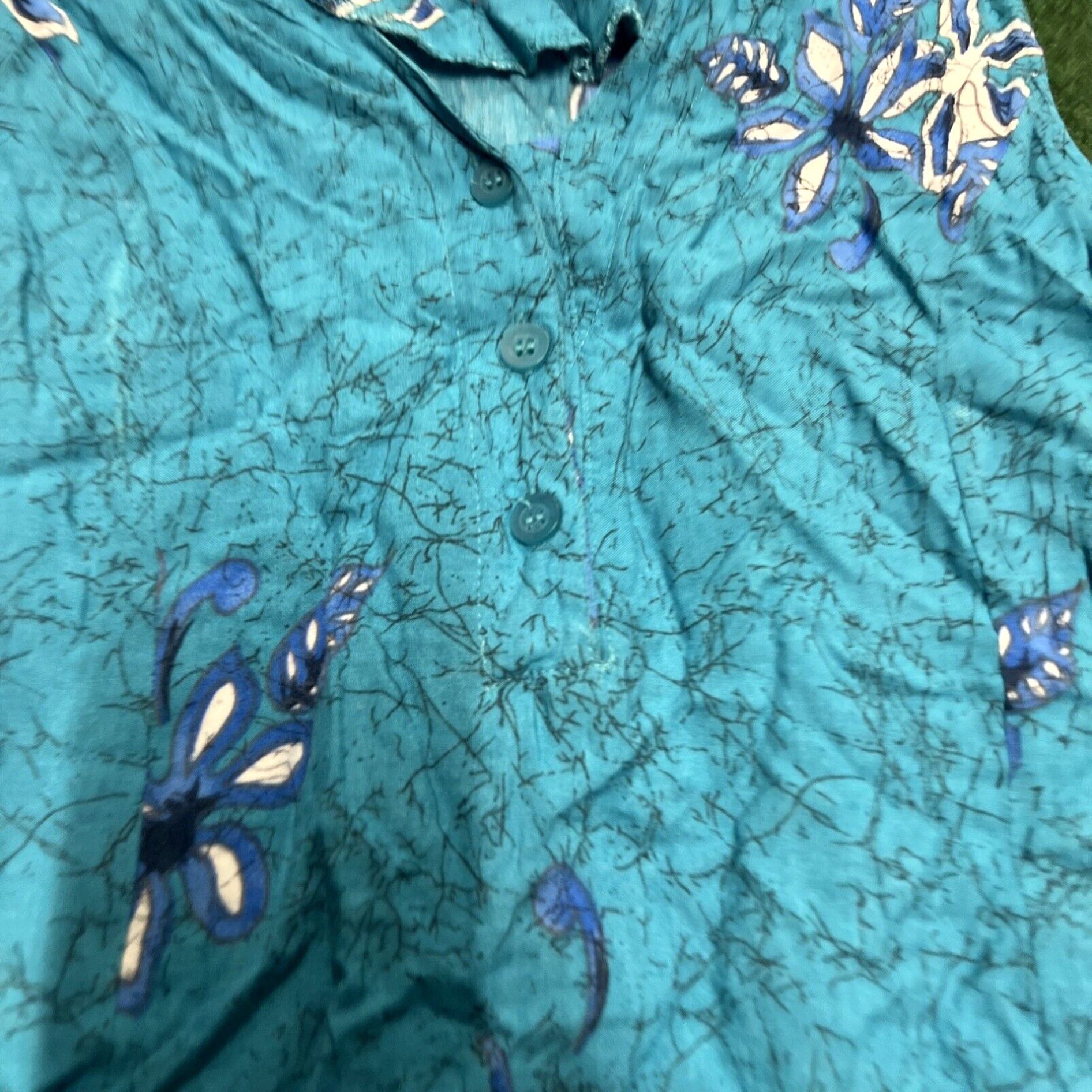 Vintage Vintage MTB Meant To Be House Dress MuuMuu One Size Floral Midi Maxi Hawaiian Size ONE SIZE - 4 Thumbnail