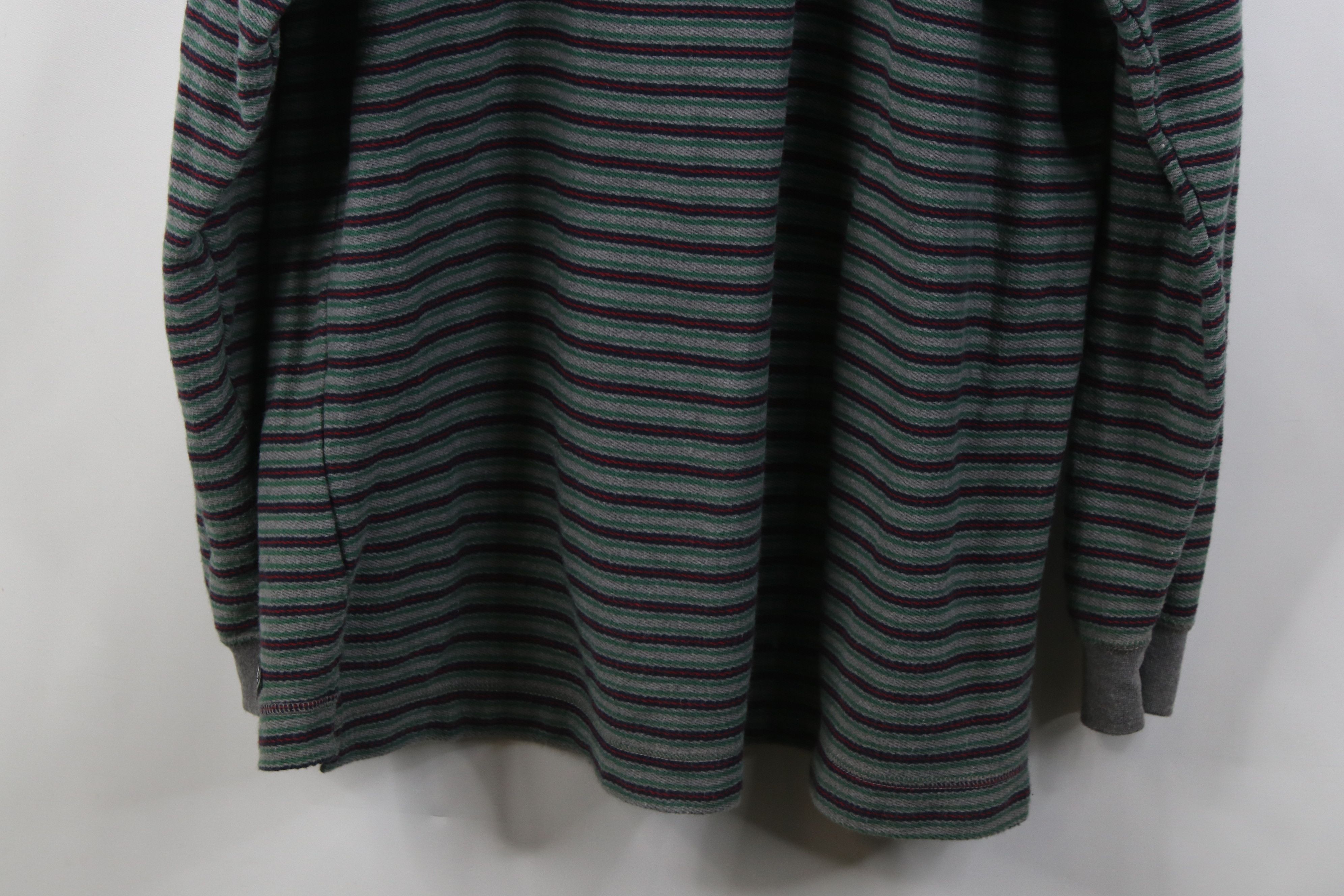 Lee Vintage 90s Lee Thermal Knit Long Sleeve Henley T-Shirt Size US L / EU 52-54 / 3 - 10 Thumbnail