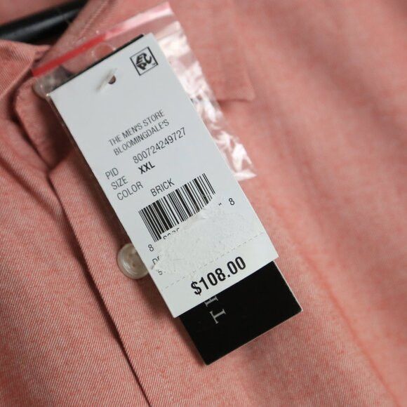 Bloomingdale's NWT The Men's Bloomingdale's Brick Button Down Size US XXL / EU 58 / 5 - 4 Thumbnail