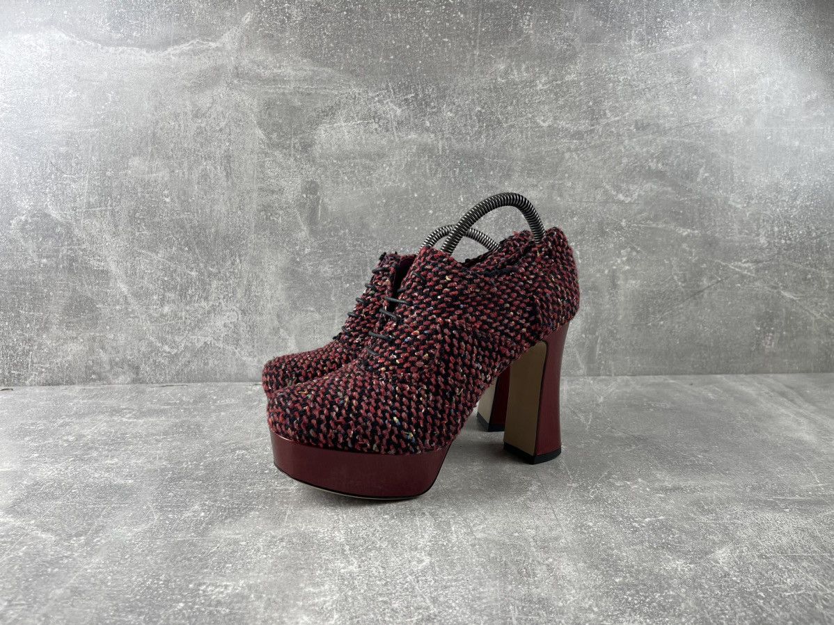 Massimolonardo Red Platform Heels