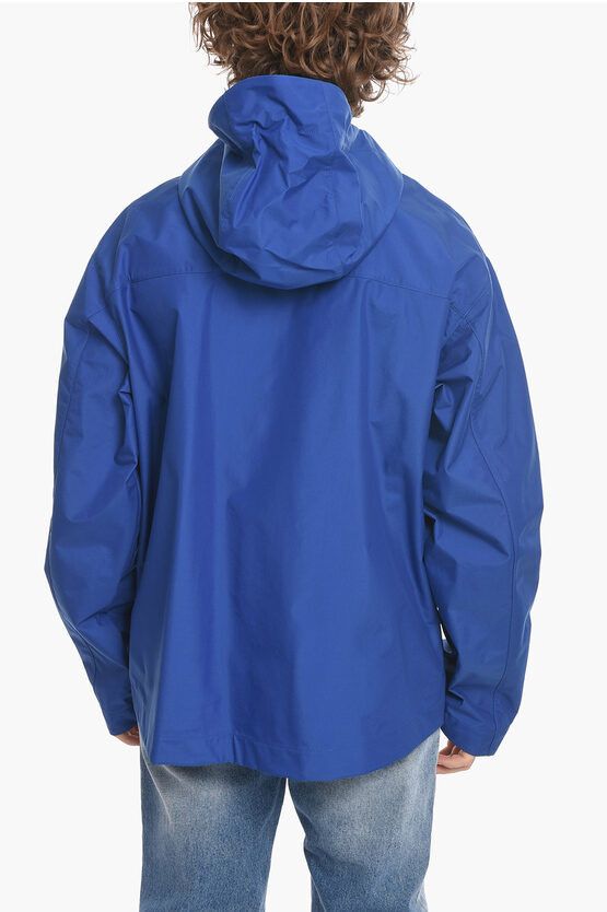 Palm Angels o1y0325 Logo Hooded Jacket in Blue Size US S / EU 44-46 / 1 - 3 Thumbnail