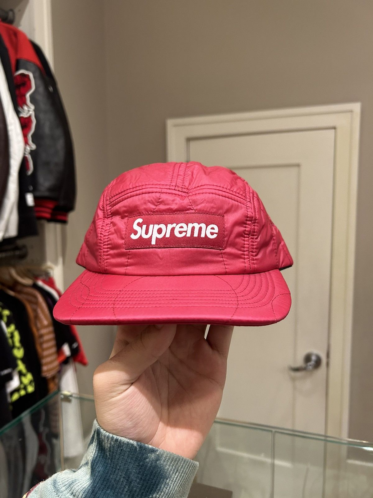 Supreme Supreme Quilted Liner Camp Cap Size ONE SIZE - 1 Thumbnail