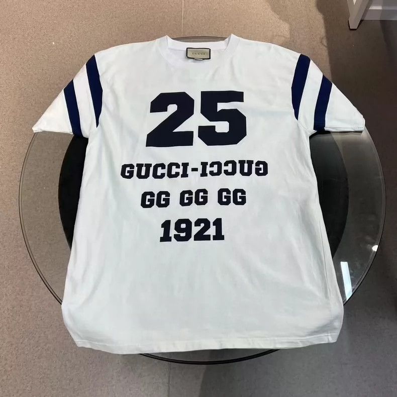 Gucci Gucci Loose vintage digital jersey short-sleeved T-shirt 25 Size US M / EU 48-50 / 2 - 1 Thumbnail