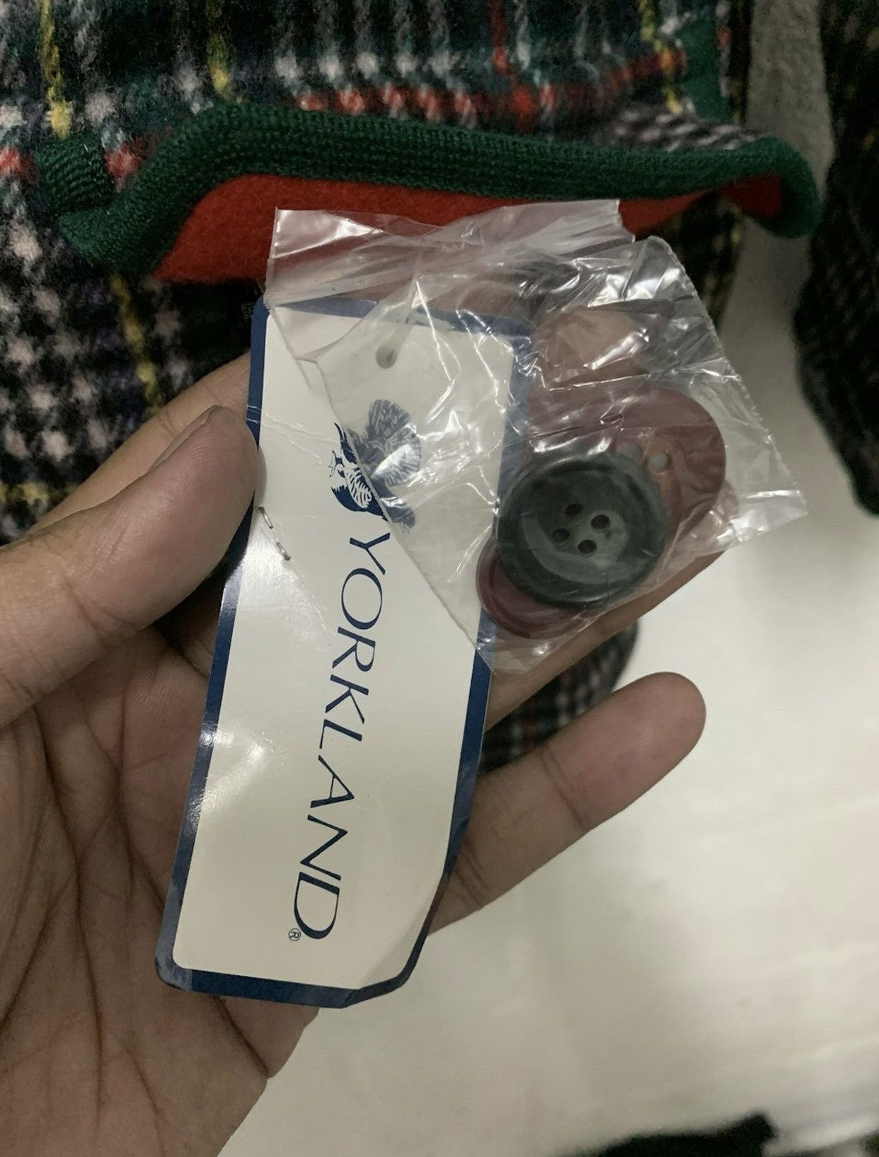 Japanese Brand × Vintage Double breasted tartan checked jacket Size L / US 10 / IT 46 - 11 Thumbnail