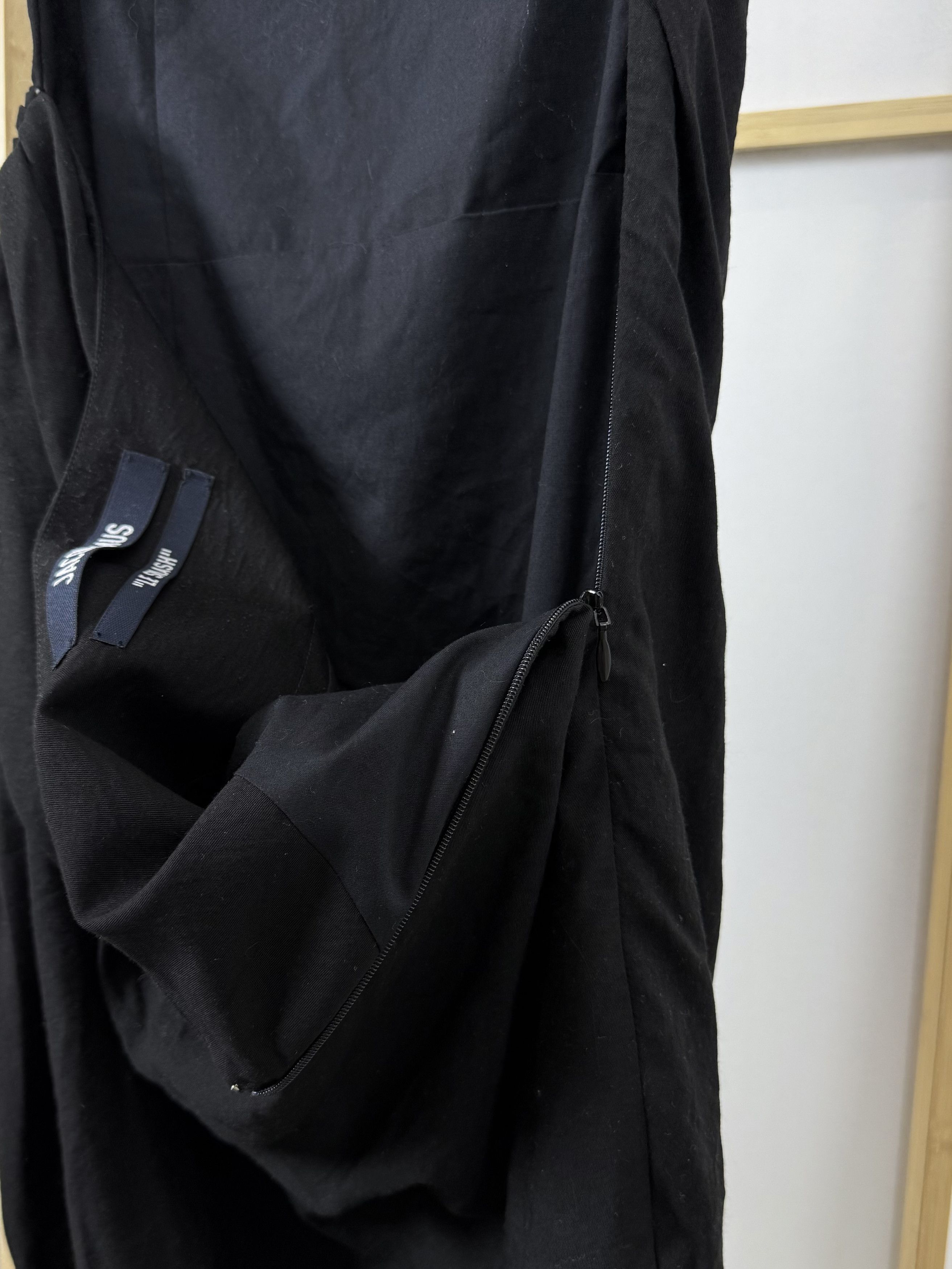 Jacquemus Jacquemus La Robe Saudade "Le Splash" SS22 Black Mini Dress Size L / US 10 / IT 46 - 11 Thumbnail
