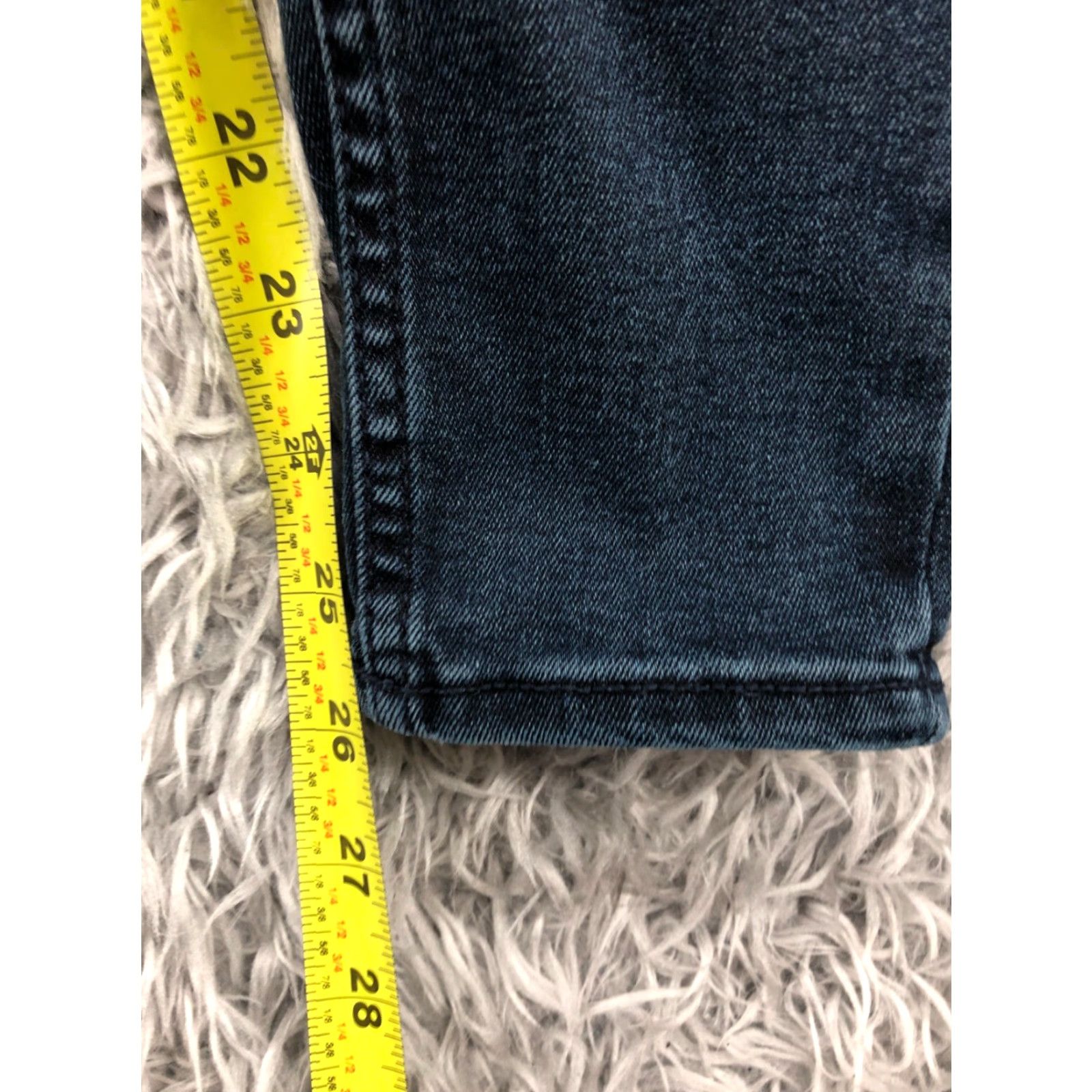 Old Navy Old Navy Jeans Womens Petite High Rise Super Skinny Blue size 4 Dark Wash Denim 5-Pocket Modern Classic Jeans Womens Size 27" / US 4 / IT 40 - 3 Thumbnail