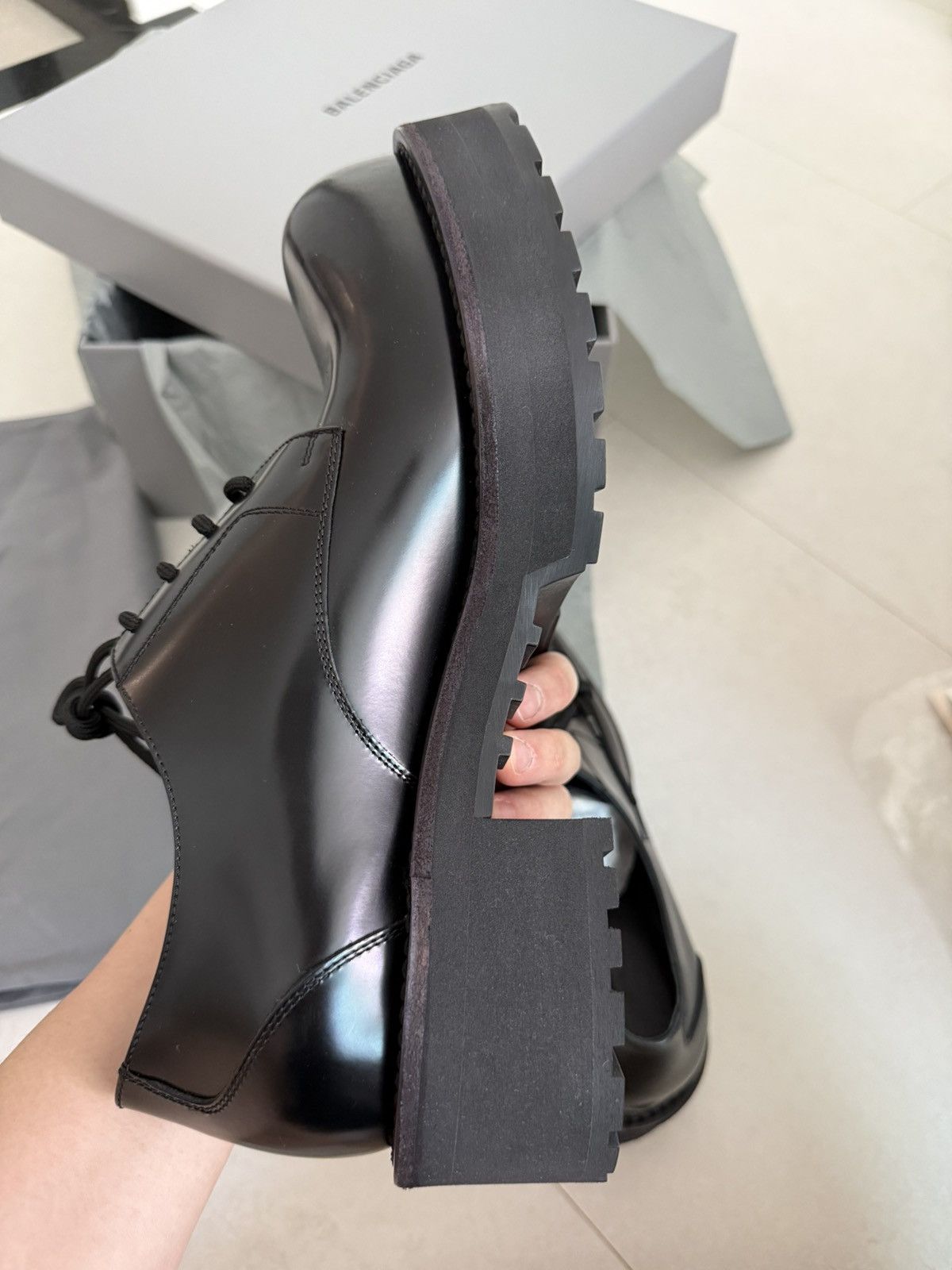 Balenciaga Balenciaga Venom Derby Black 42 Size US 9 / EU 42 - 3 Thumbnail