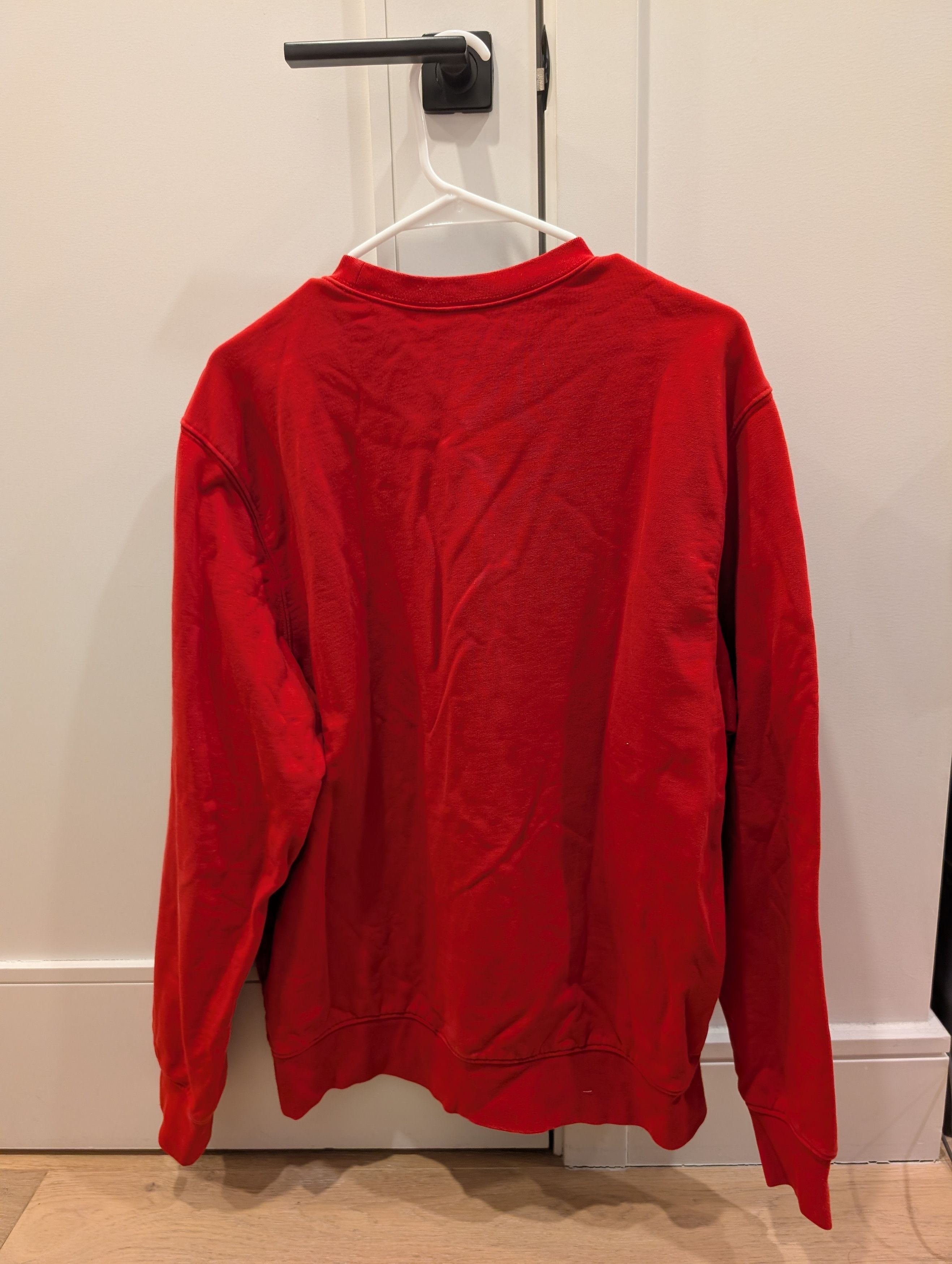 Lacoste × Supreme Supreme x Lacoste Crewneck Sweatshirt - SS18 - Red - Size M Size US M / EU 48-50 / 2 - 2 Thumbnail