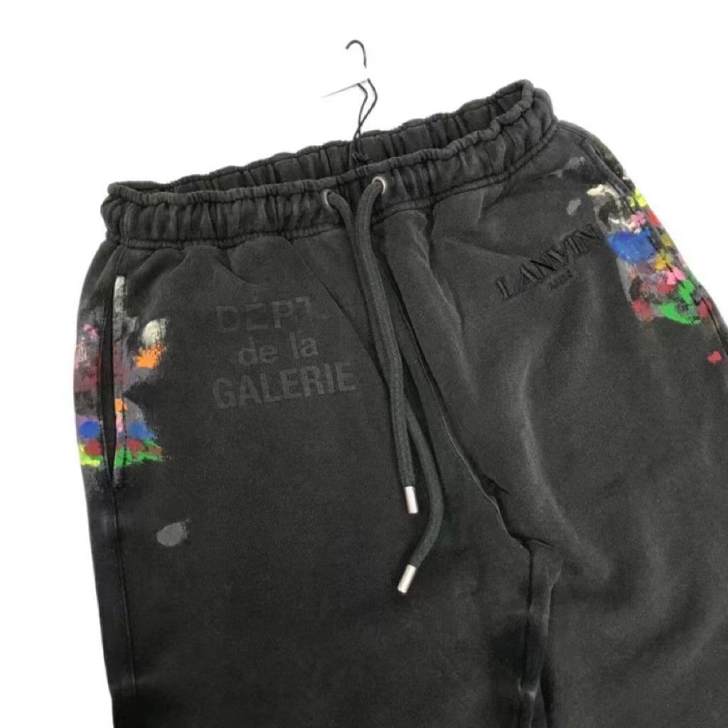 Gallery Dept. × Lanvin Gallery Dpet. x Lanvin Paint Splatter Logo Sweatpants Size US 32 / EU 48 - 4 Thumbnail