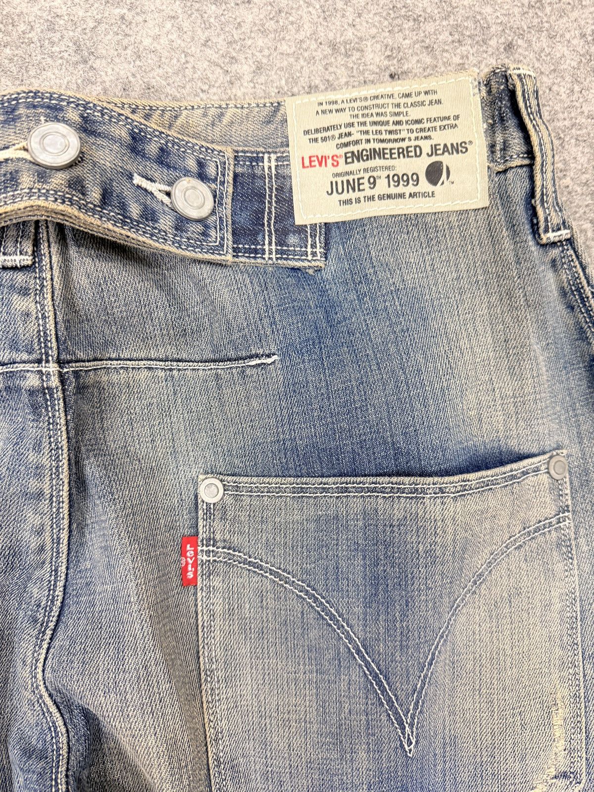 Levi's Vintage Levis Engineered buckle belt jeans Size US 32 / EU 48 - 3 Thumbnail