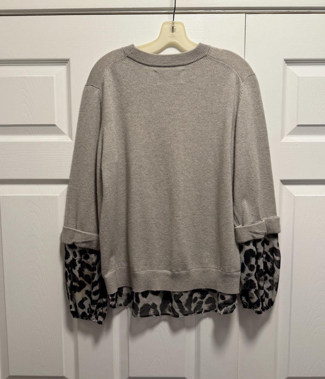 Designer Brochu Walker Layered Sweater + Blouse Combo – Sz S 478$ Size S / US 4 / IT 40 - 5 Thumbnail