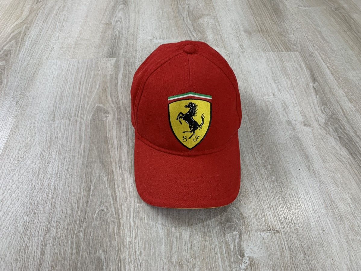 Vintage Mens cap Ferrari Size ONE SIZE - 1 Thumbnail