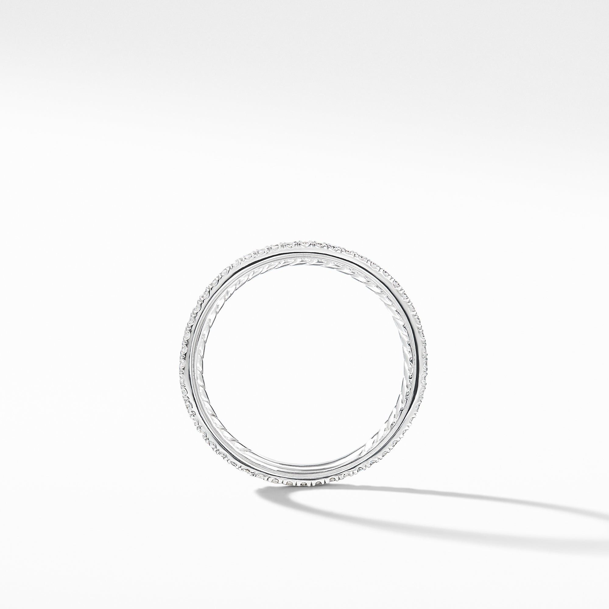 David Yurman o1w1db10325 Platinum with Pave Diamonds Size ONE SIZE - 2 Thumbnail