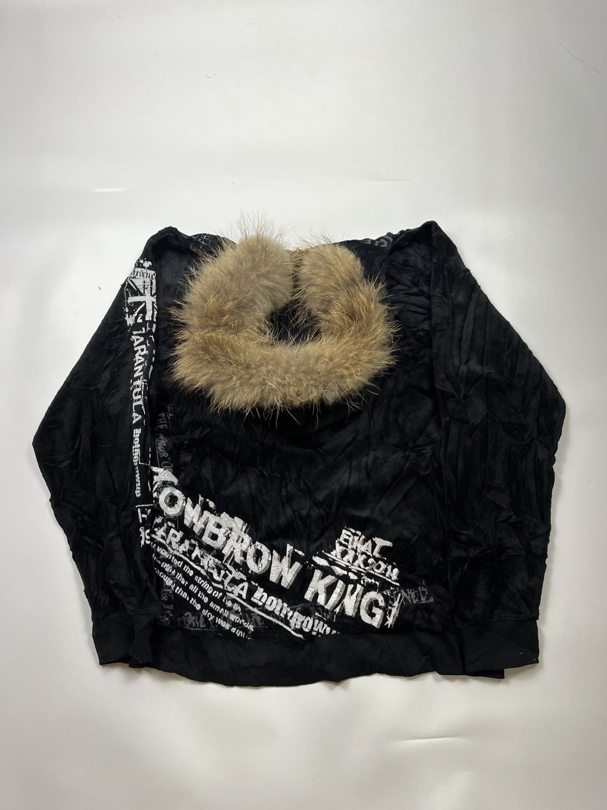 If Six Was Nine × Japanese Brand × Le Grande Bleu (L.G.B.) Japanese Fur hoodie Beaumere Uk style Size US L / EU 52-54 / 3 - 2 Thumbnail