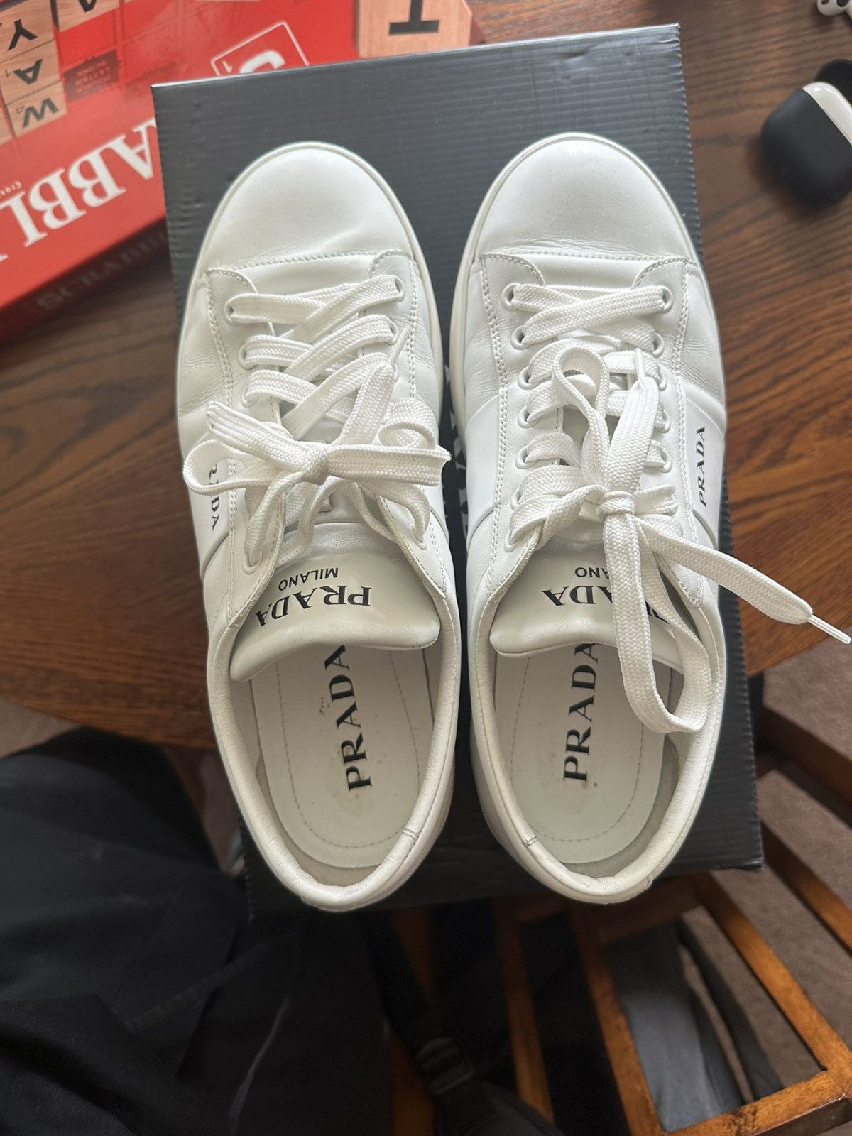 スニーカー PRADA Men Sneakers 2TE183FA0003LLE F0009 WHITE プラダ PRADA スニーカー メンズ ホワイト Sneakers
