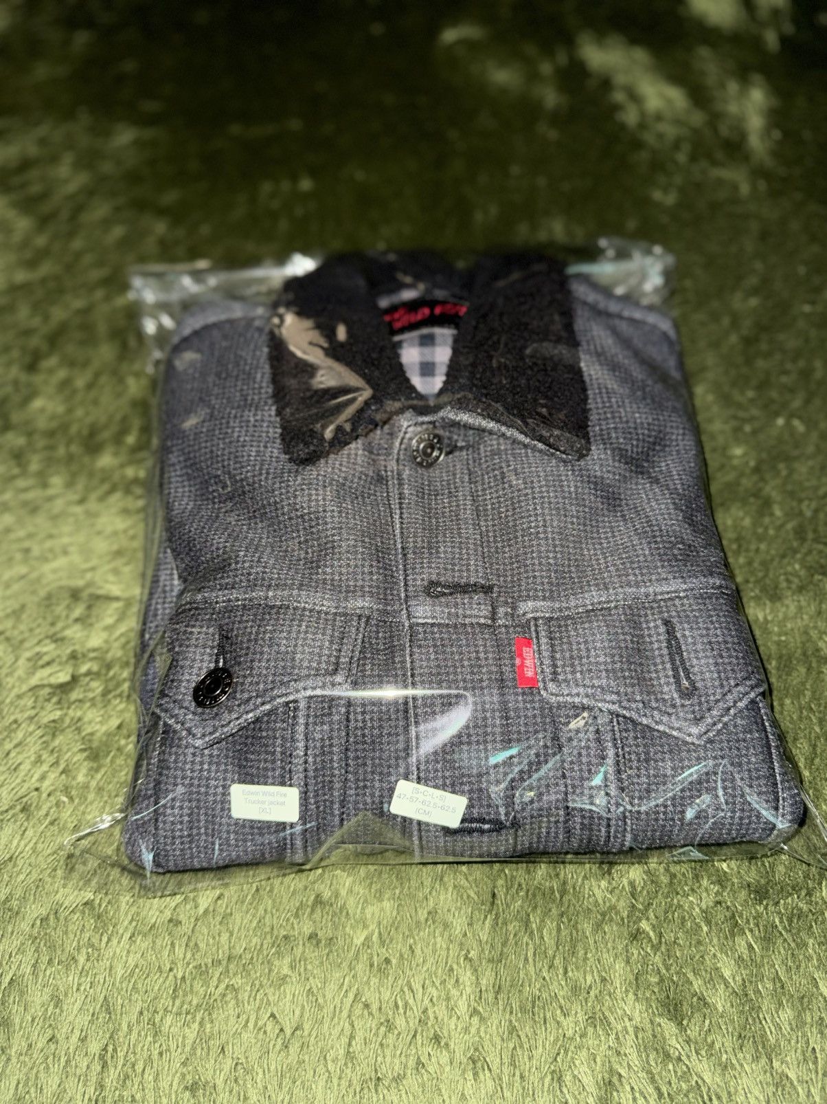 Edwin [XL] Edwin Japan Boa Collar Trucker Jacket Size US XL / EU 56 / 4 - 13 Thumbnail