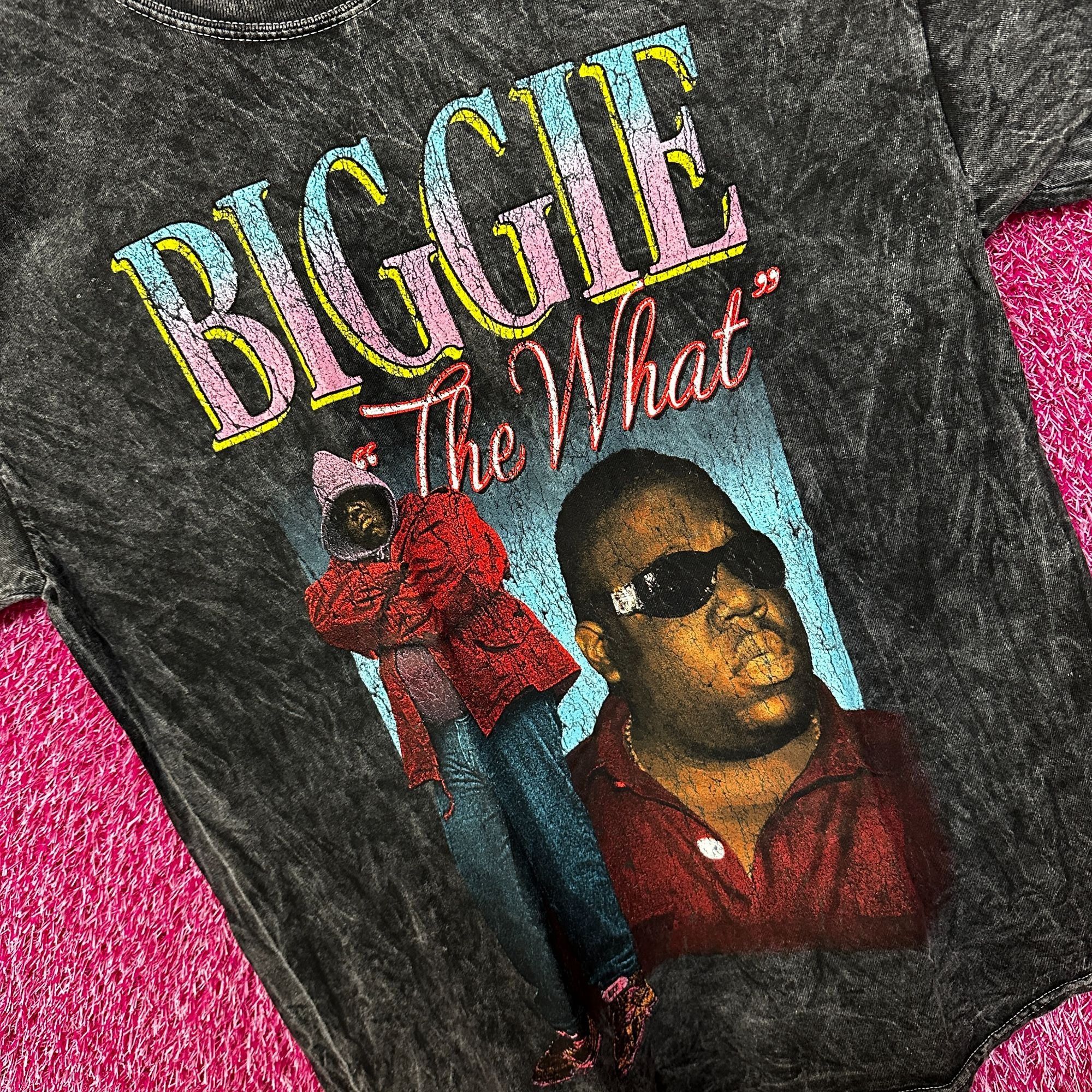 Rap Tees Notorious BIG The What Mineral Wash Rap Tshirt size Large Size US L / EU 52-54 / 3 - 4 Thumbnail
