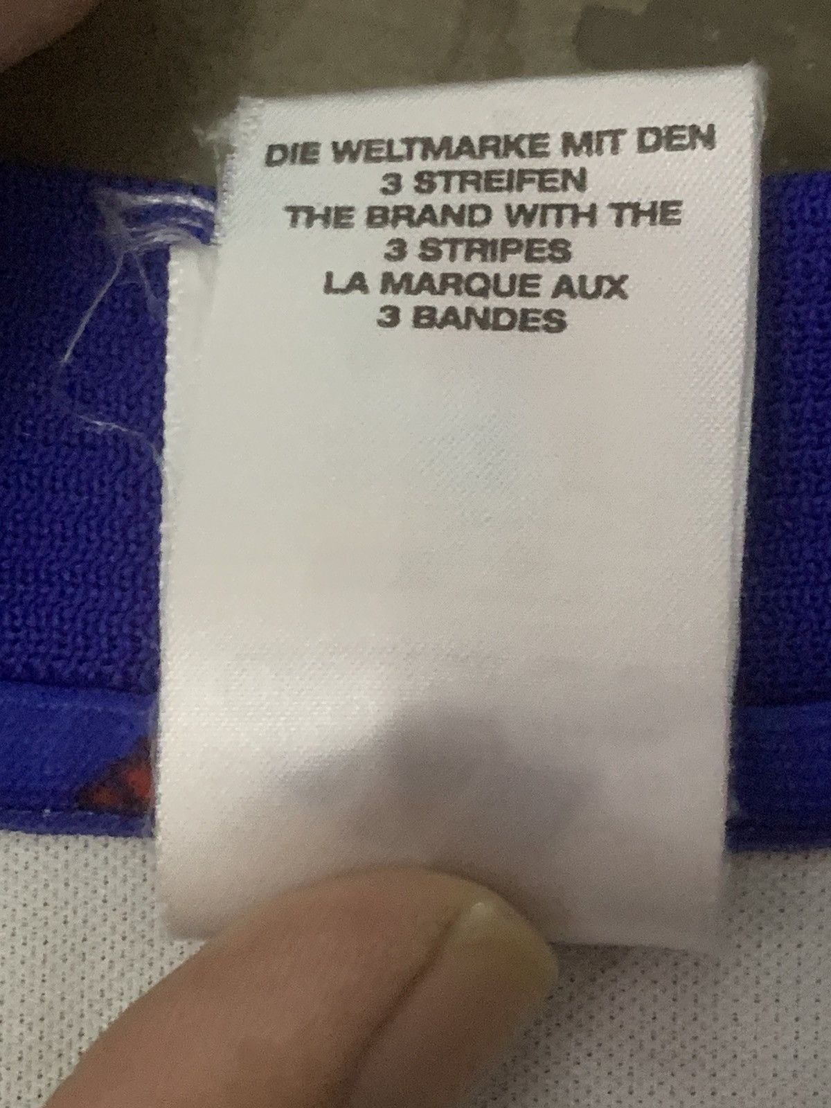 Adidas × Vintage France Euro 2000 Away Jersey Size US L / EU 52-54 / 3 - 6 Thumbnail