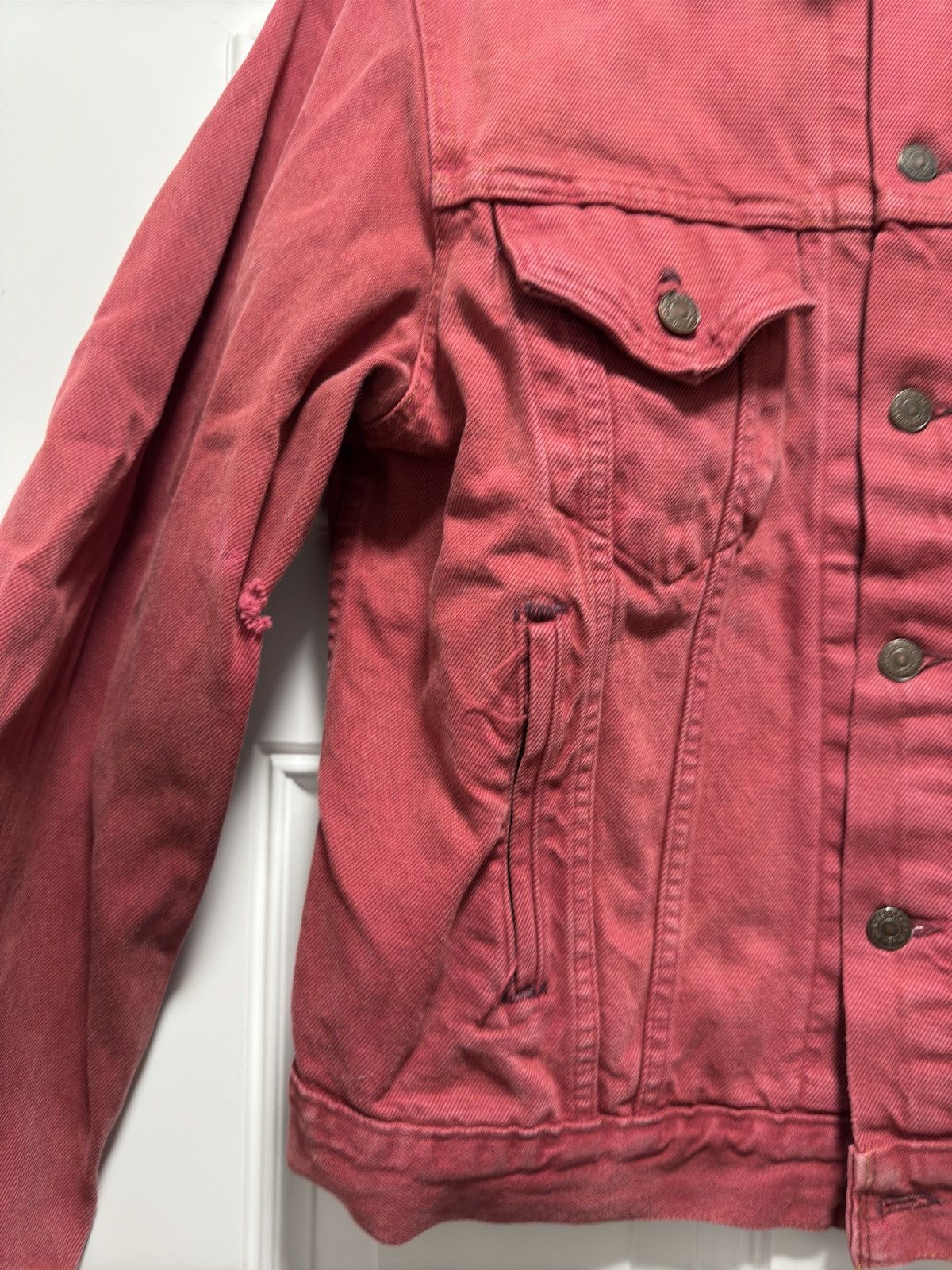 Levi's Dyed Distressed Type 3 Denim Jacket Size US M / EU 48-50 / 2 - 4 Thumbnail