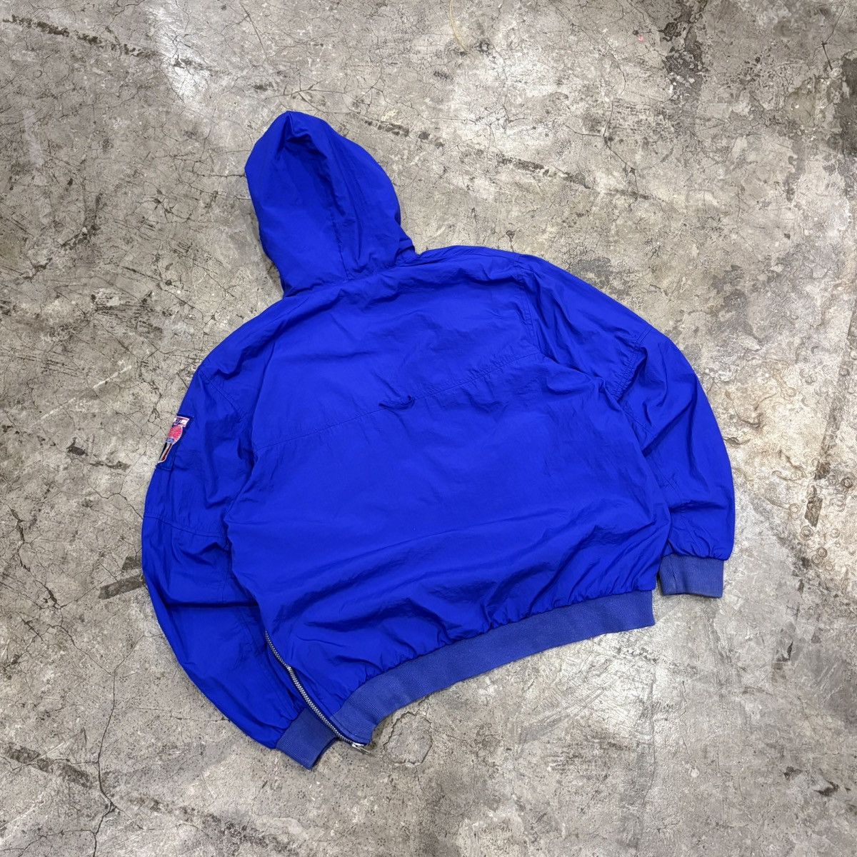 Nike Vintage 90s Nike International Half-Zip Hooded Windbreaker Size US L / EU 52-54 / 3 - 2 Thumbnail