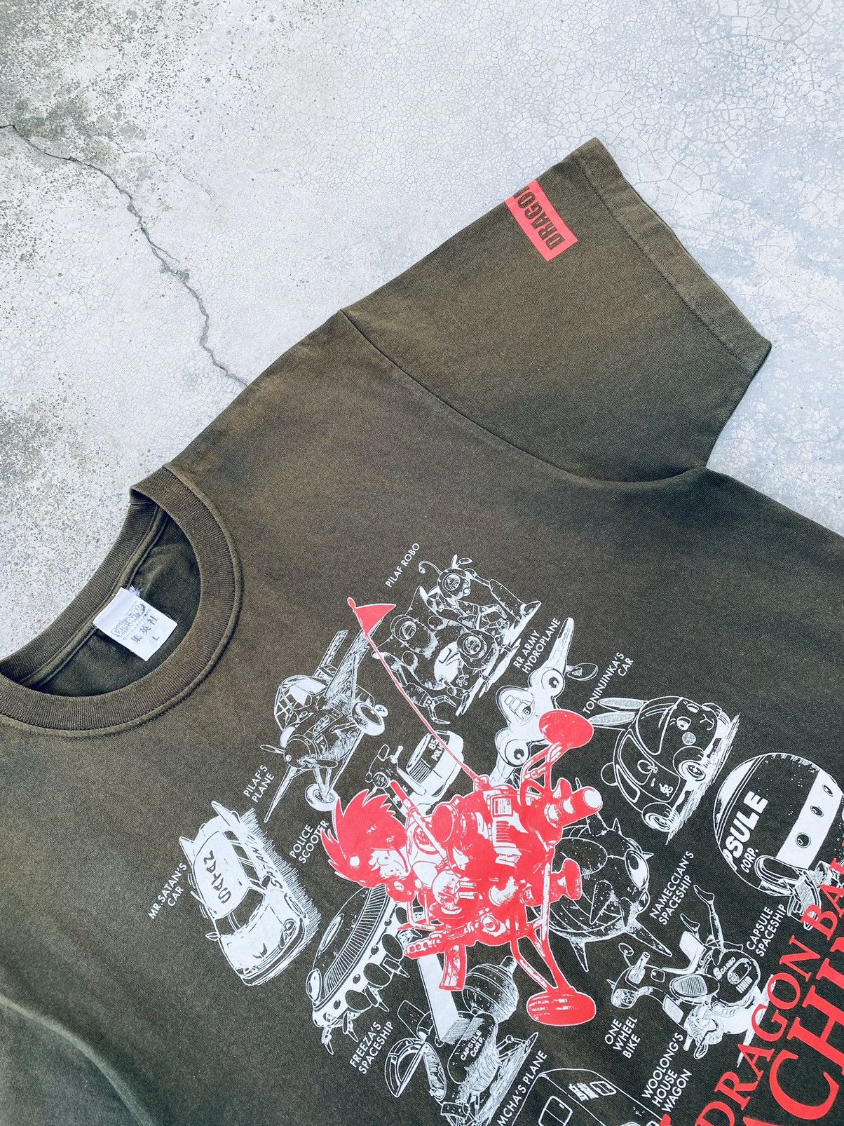 Japanese Brand vintage Anime Dragon Balls Machine Sun Faded Tees Size US L / EU 52-54 / 3 - 5 Thumbnail