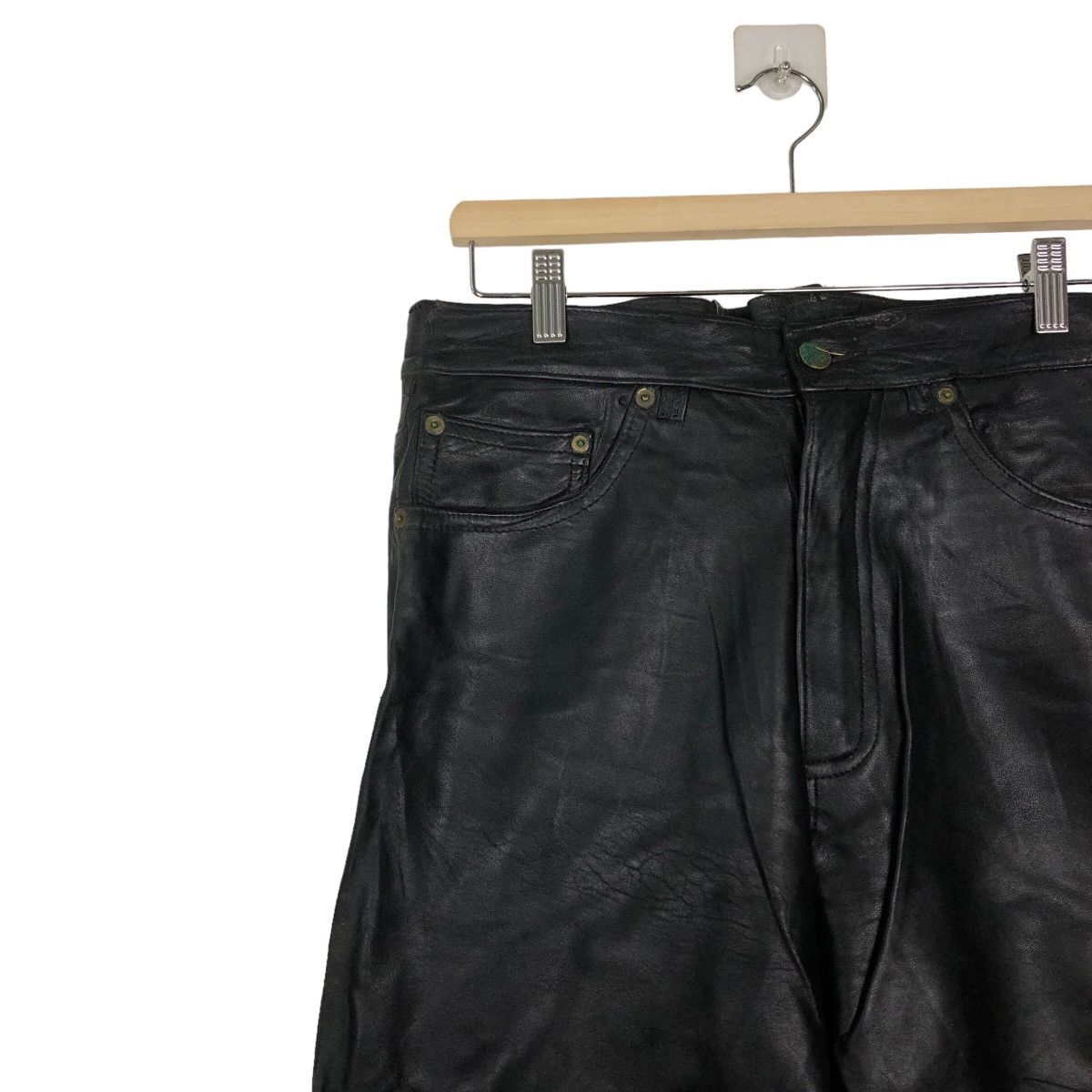 Genuine Leather 🔥90’s Rare Genuine Leather Pants Racing Jogi Leather Japan Size US 32 / EU 48 - 6 Thumbnail