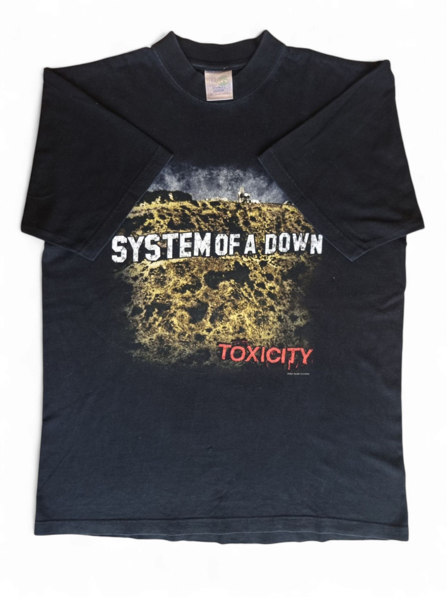 Band Tees Super Rare Vintage 2001 Rock Band "Toxicity" Merch Tee Size US M / EU 48-50 / 2 - 5 Thumbnail