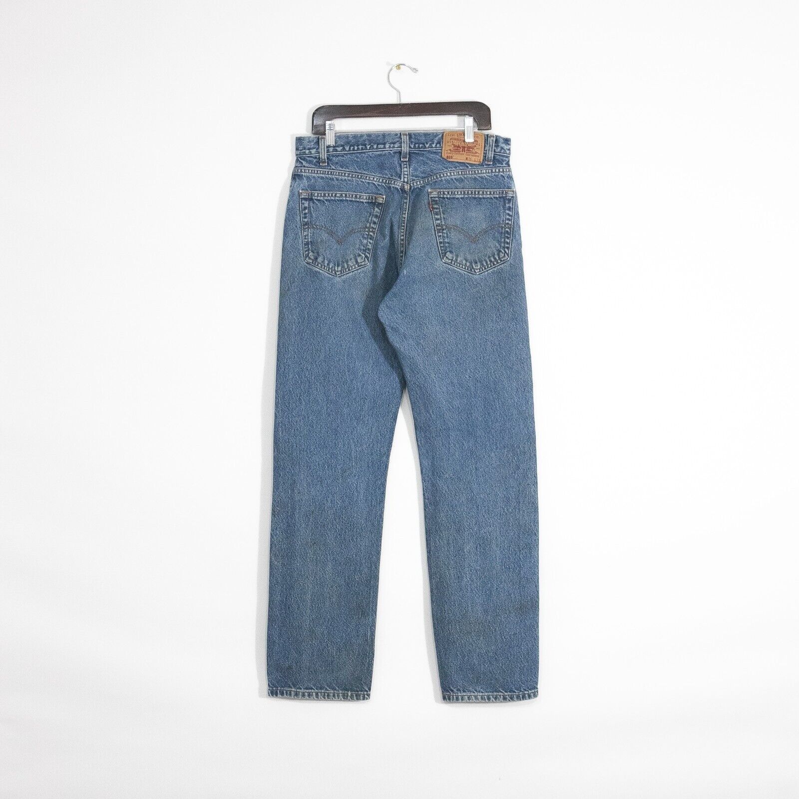 Levi's Vintage 90s Levis 505 Jeans 33x32 Faded Distressed Straight Size US 33 - 6 Thumbnail