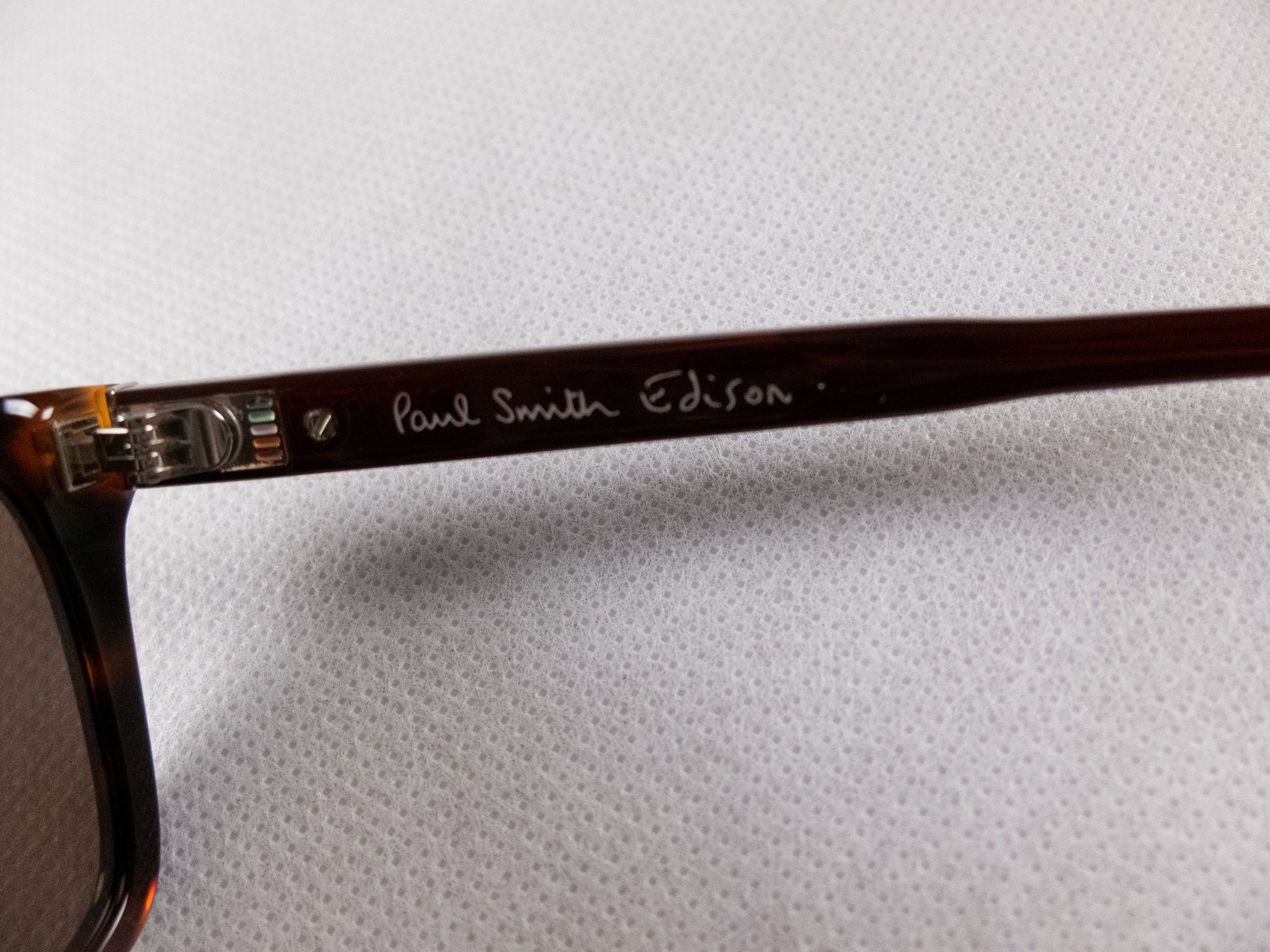 Paul Smith PAUL SMITH Edison havana brown hand made acetate sunglasses Size ONE SIZE - 8 Thumbnail